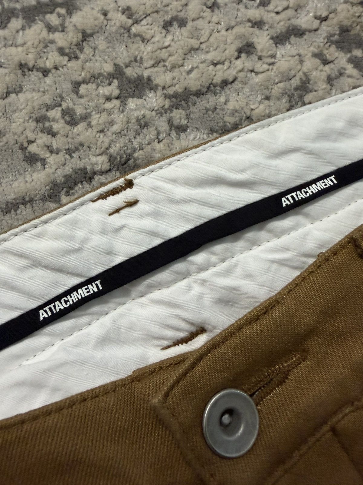 Attachment Attachment by Kazuyuki Kumagai - Brown Chino Denim Size US 31 - 3 Thumbnail
