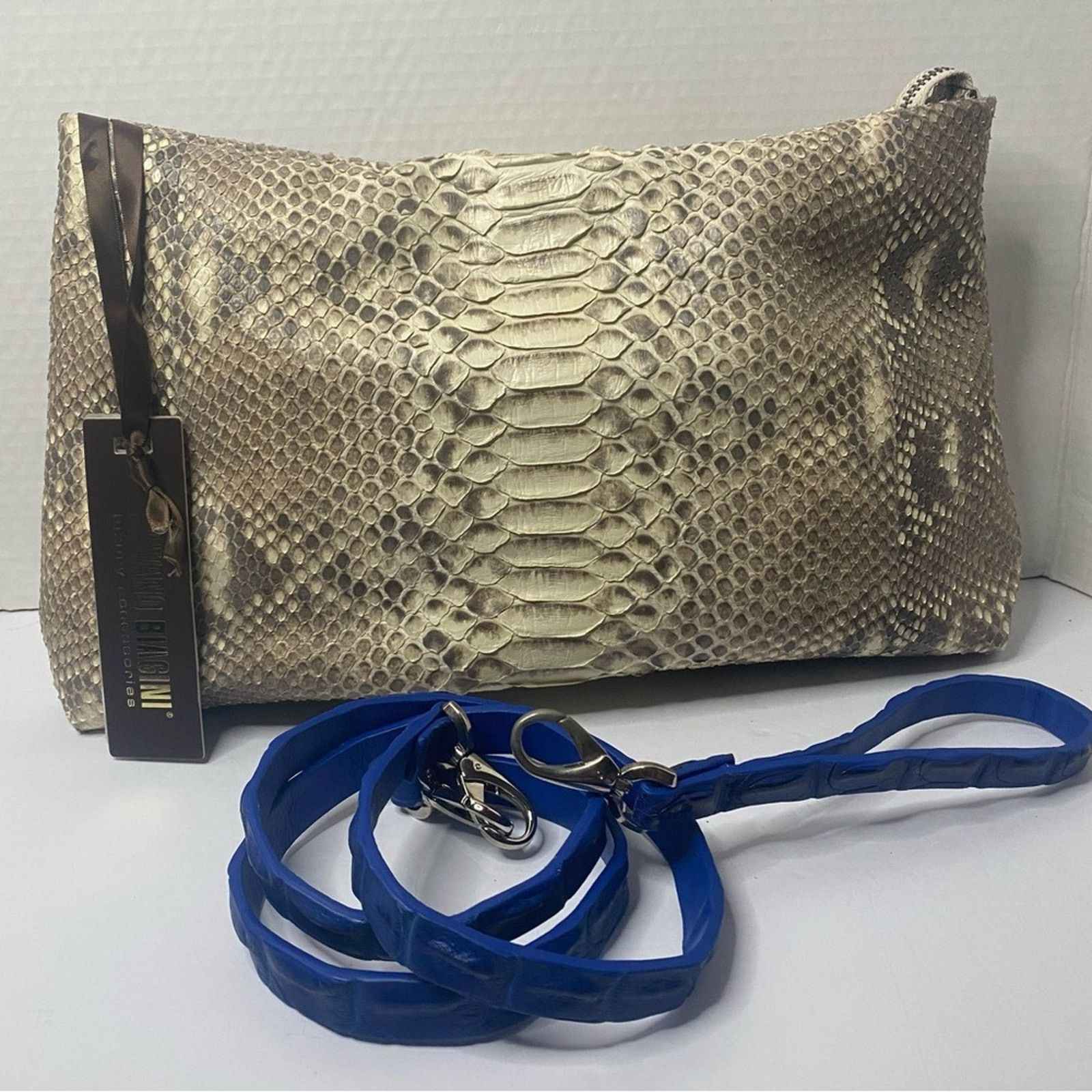 & Other Stories Silvano Biagini python clutch /wristlet/ shoulder bag Size ONE SIZE - 3 Thumbnail