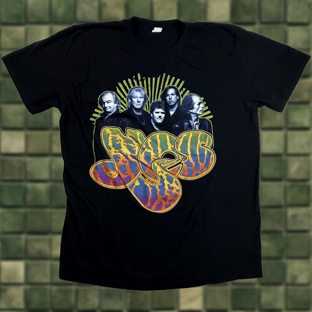 Vintage Yes Band Shirt Music Tee Rock Print Large Black Mens Size US L / EU 52-54 / 3 - 1 Thumbnail