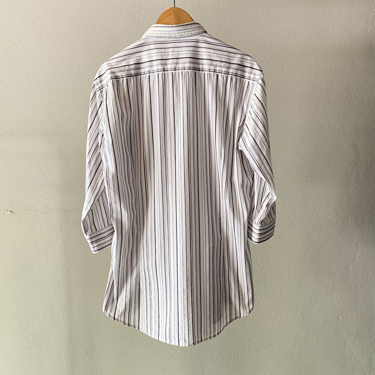 Tornado Mart TORNADO MART Striped 3/4 Sleeve Shirt Size L / US 10 / IT 46 - 11 Thumbnail