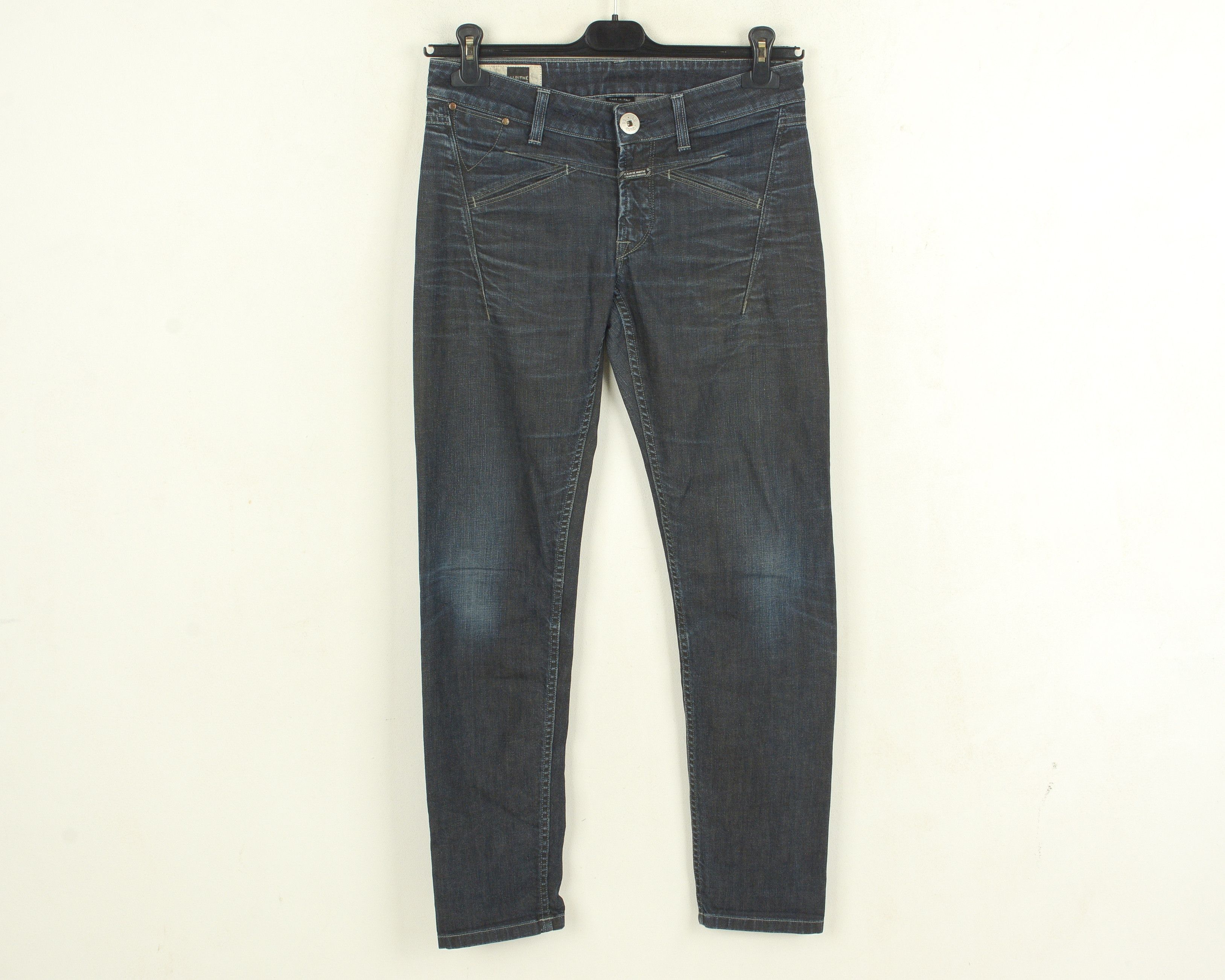 Marithe + Francois Girbaud Women W27 L30 Slim Fit Jeans Denim Pants Trousers Blue Size 27" / US 4 / IT 40 - 1 Thumbnail