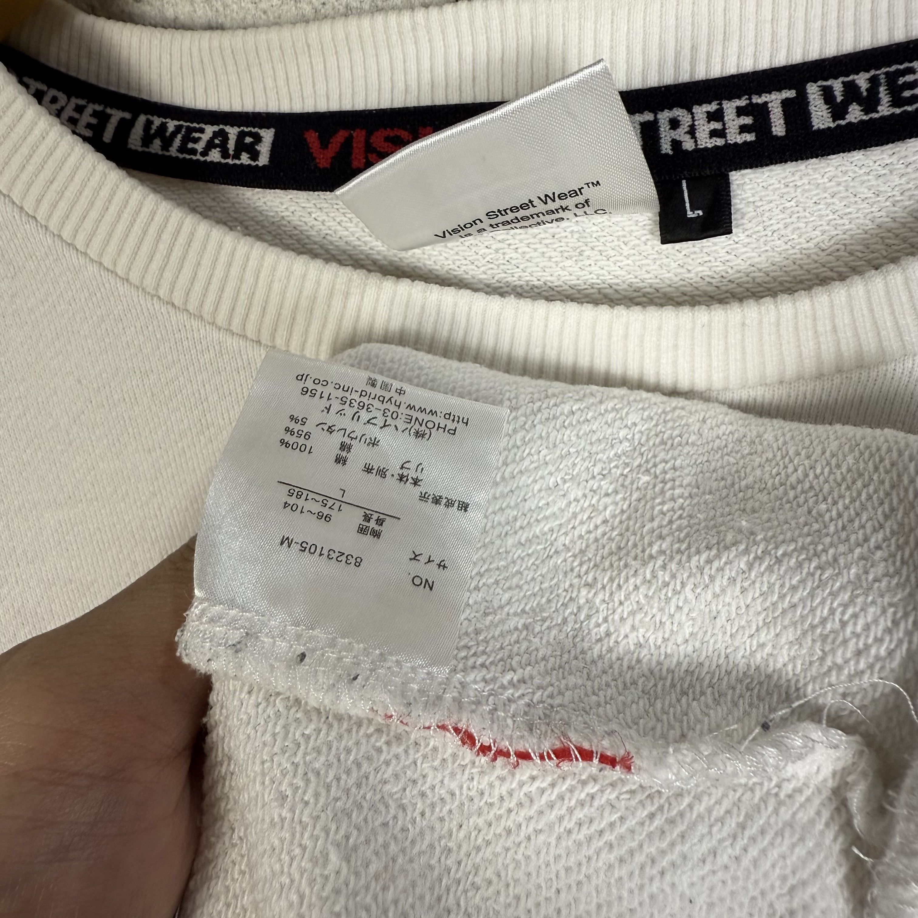 Vision Streetwear Vision Streetwear Sweatshirt Crewneck Size US L / EU 52-54 / 3 - 7 Thumbnail