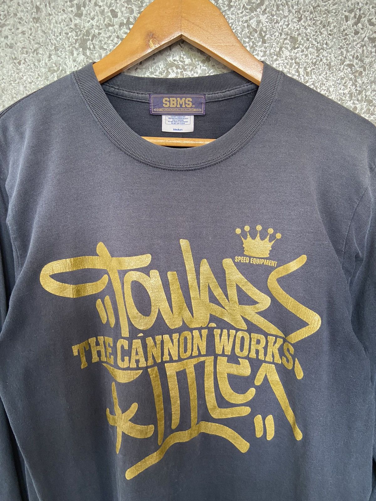 Vintage 🔥 Vintage SBMS t shirt long sleeve sun faded Size US M / EU 48-50 / 2 - 2 Thumbnail