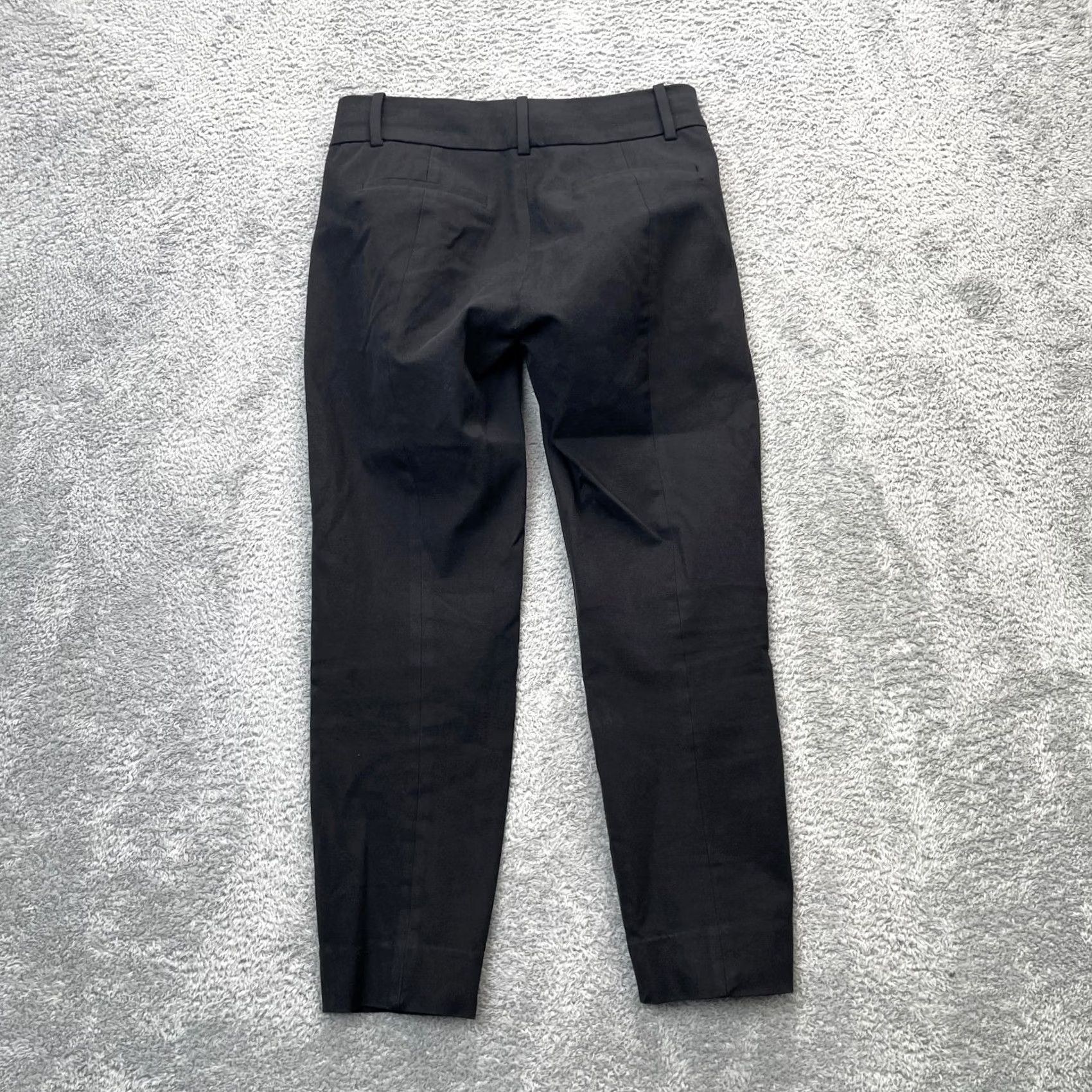 J.Crew J. Crew Pants Slim Ankle Black 00P Womens Stretch Office School Work Straight Front Size 24" / US 00 / IT 34 - 5 Thumbnail