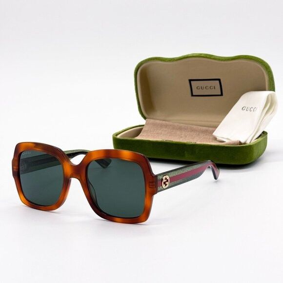 Gucci NEW GUCCI SUNGLASSES GG0036SN 003 HAVANA WOMEN EYEWEAR GUCCI Size ONE SIZE - 2 Thumbnail