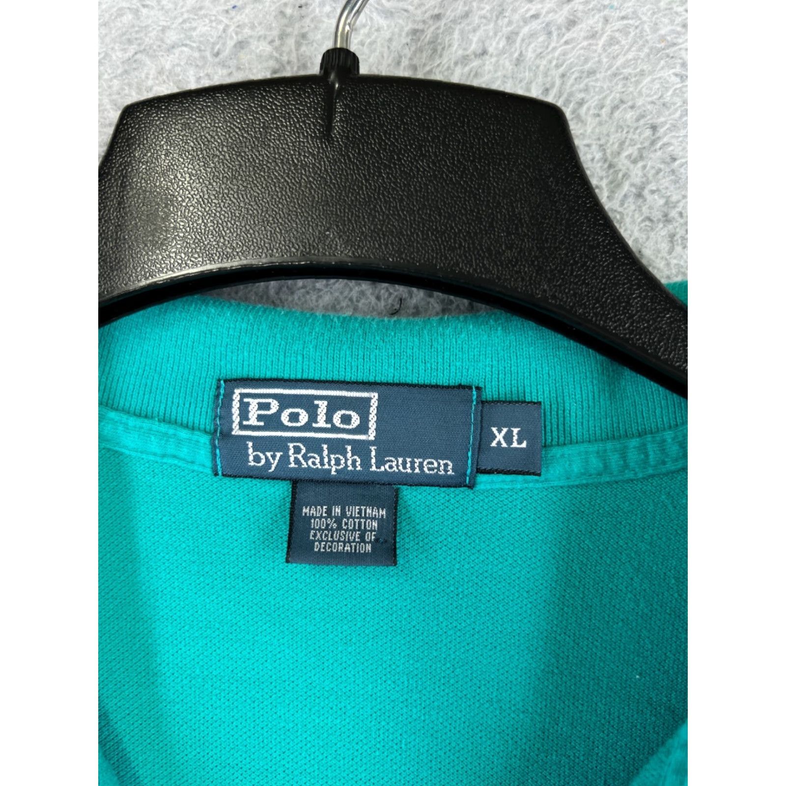 Ralph Lauren VINTAGE Ralph Lauren Polo Shirt Men XL Teal Green 100% Cotton Embroidered Logo Size US XL / EU 56 / 4 - 7 Thumbnail