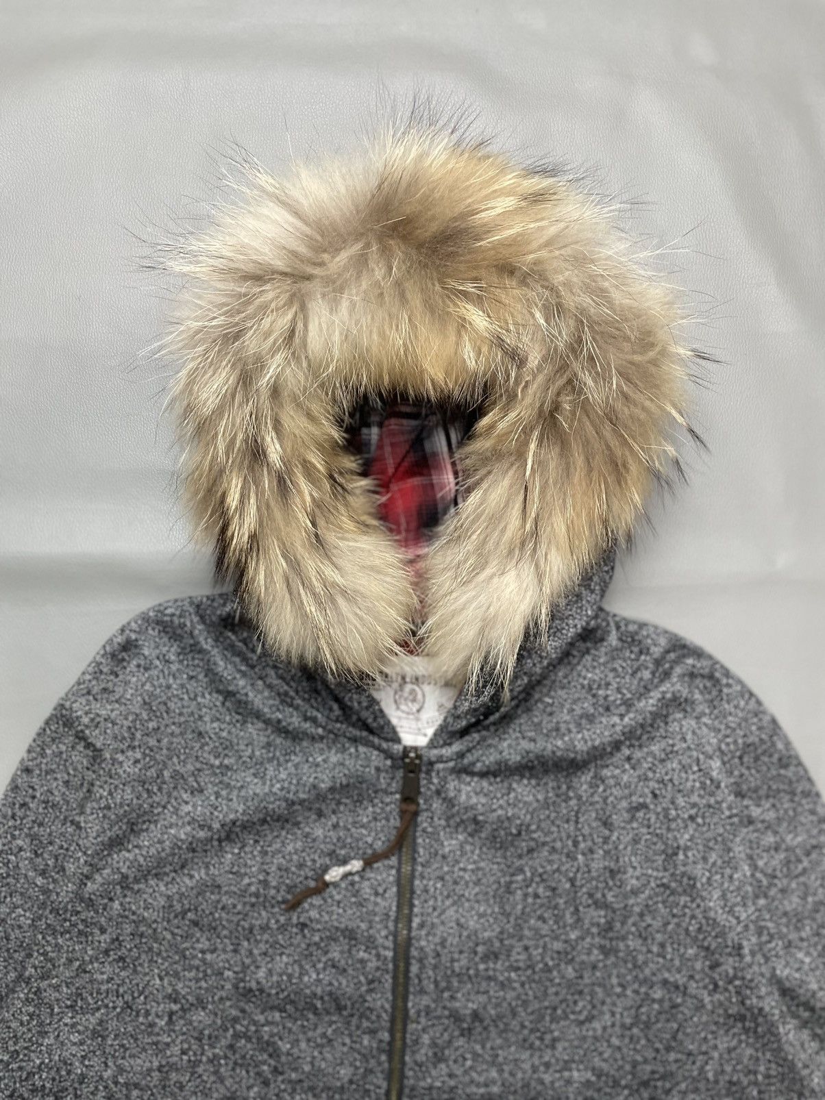 If Six Was Nine Japanese zip fur hoodie distressed ifsix lgb kmrii style Size US L / EU 52-54 / 3 - 4 Thumbnail