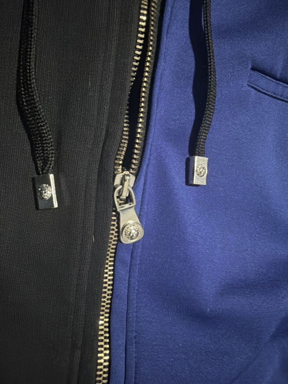 Versus Versace Blue and Black Versace zip-up Size US S / EU 44-46 / 1 - 4 Thumbnail