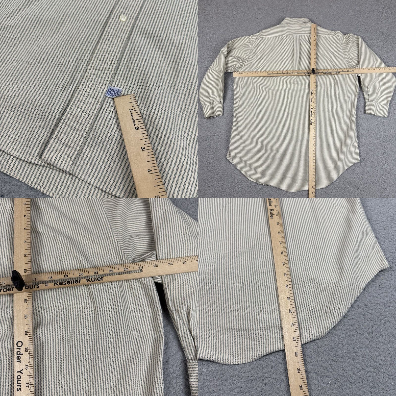 Ralph Lauren Ralph Lauren Shirt Mens 16 32 Multicolor Striped Button-Down Collared Dress Shirt Size US L / EU 52-54 / 3 - 8 Thumbnail