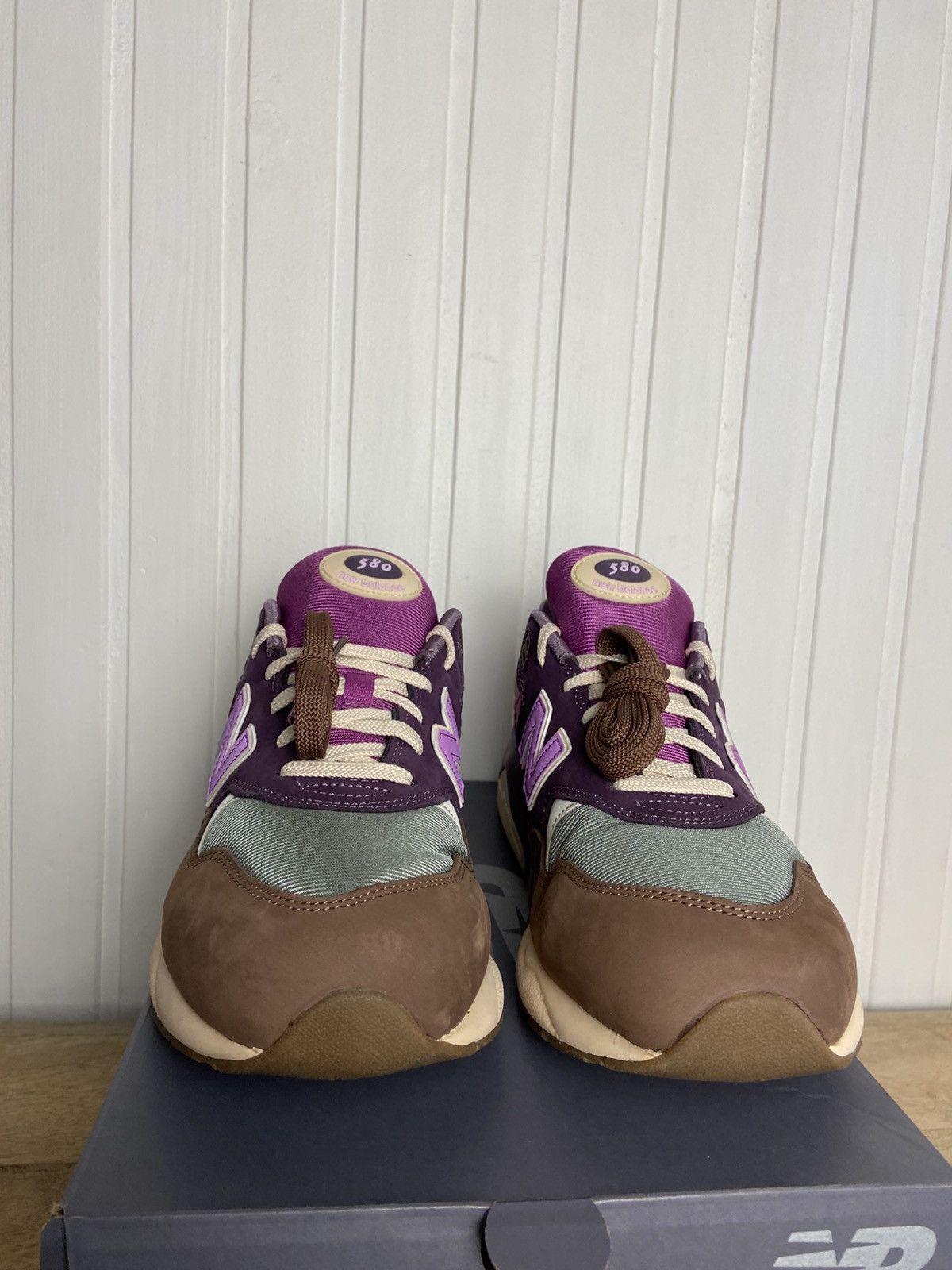 New Balance New Balance 580 size? rare new size 8US 'Purple Plum' Size US 8 / EU 41 - 4 Thumbnail