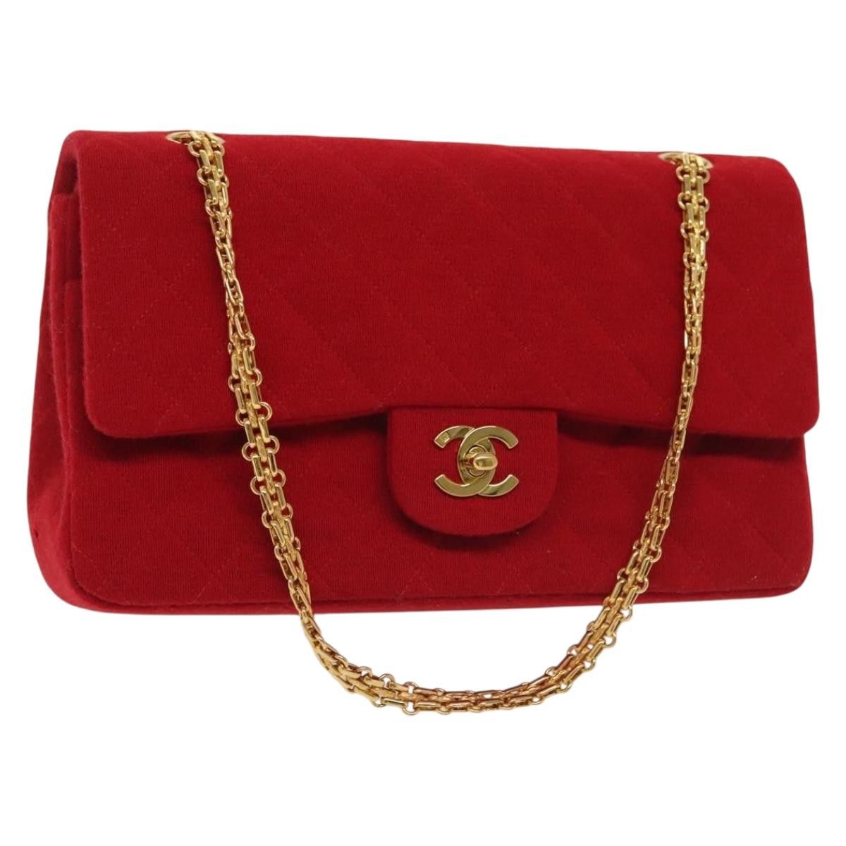 Chanel Chanel Vintage Classic Double Flap Bag Quilted Wool Size ONE SIZE - 1 Thumbnail