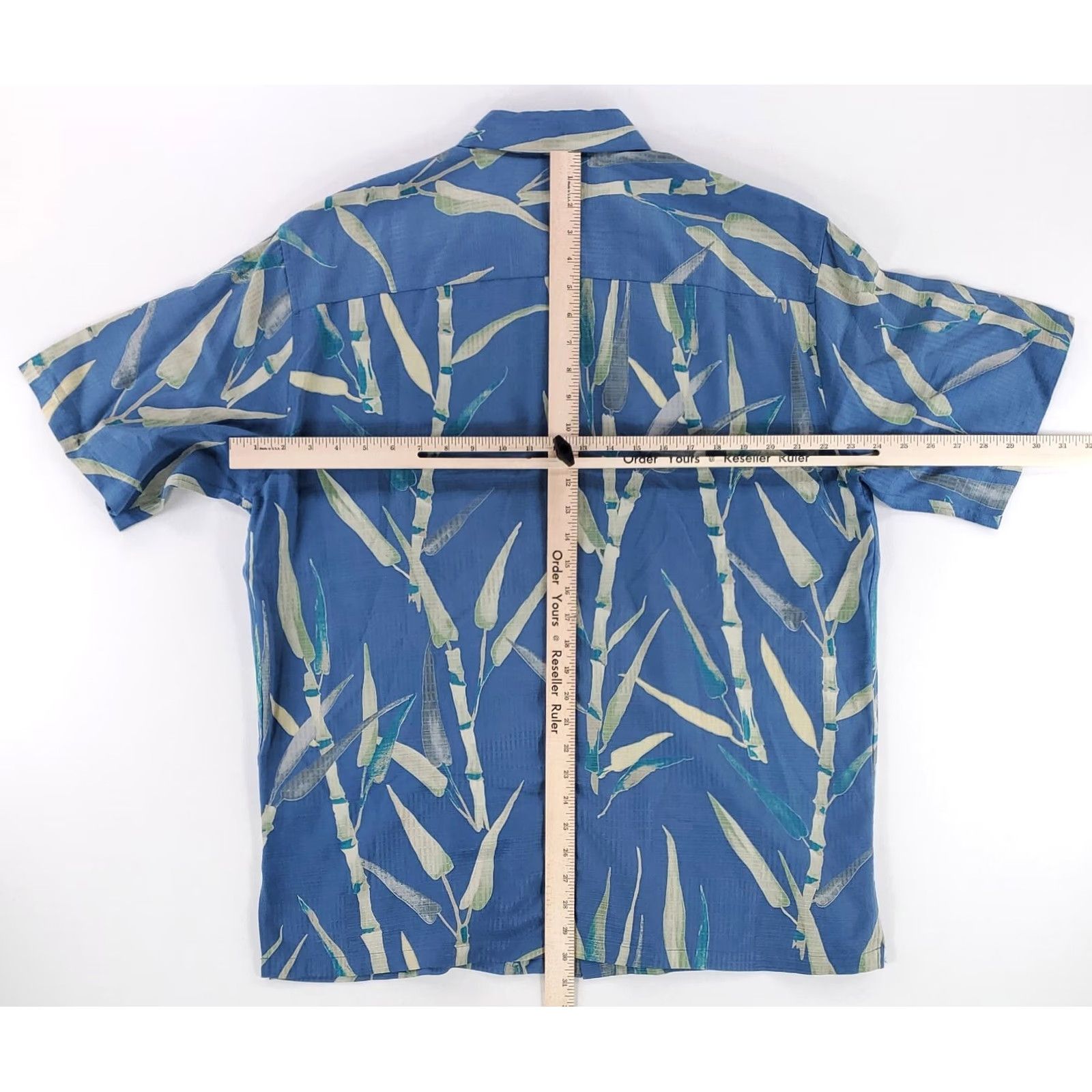 Tori Richard Tori Richard Button-Up Shirt Short Sleeve Silk Hawaiian Blue Mens L Size US L / EU 52-54 / 3 - 4 Thumbnail