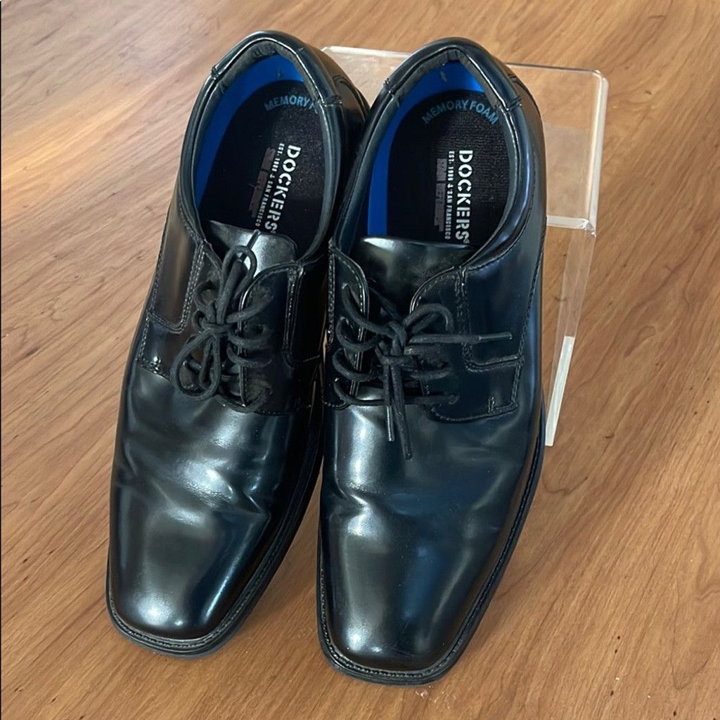 Dockers Dockers Men's Black Dress Shoes 9M Size US 9 / EU 42 - 1 Thumbnail