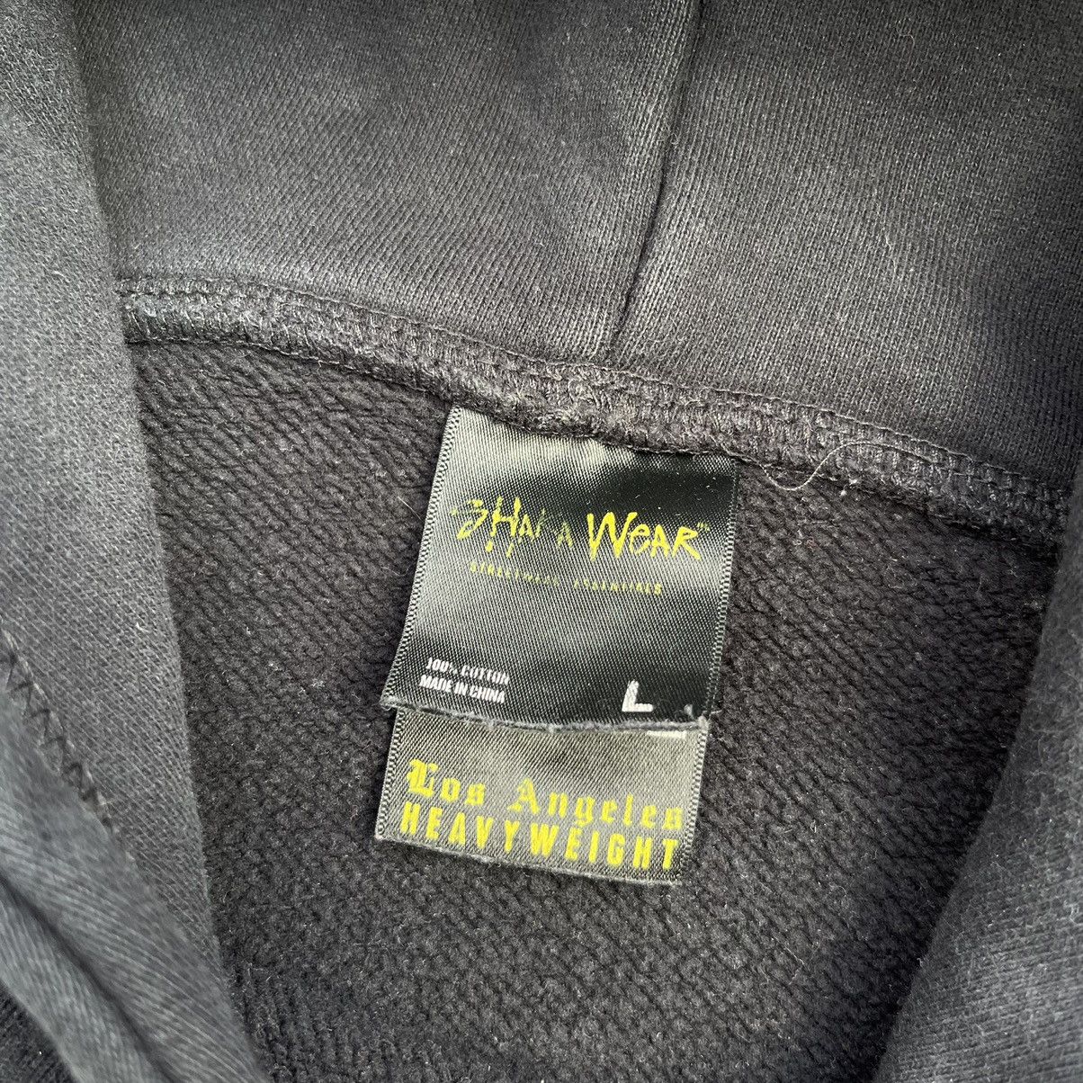 Vintage Vintage SHAKA WEAR Heavyweight Blank Faded Black Hoodie Size US L / EU 52-54 / 3 - 4 Thumbnail
