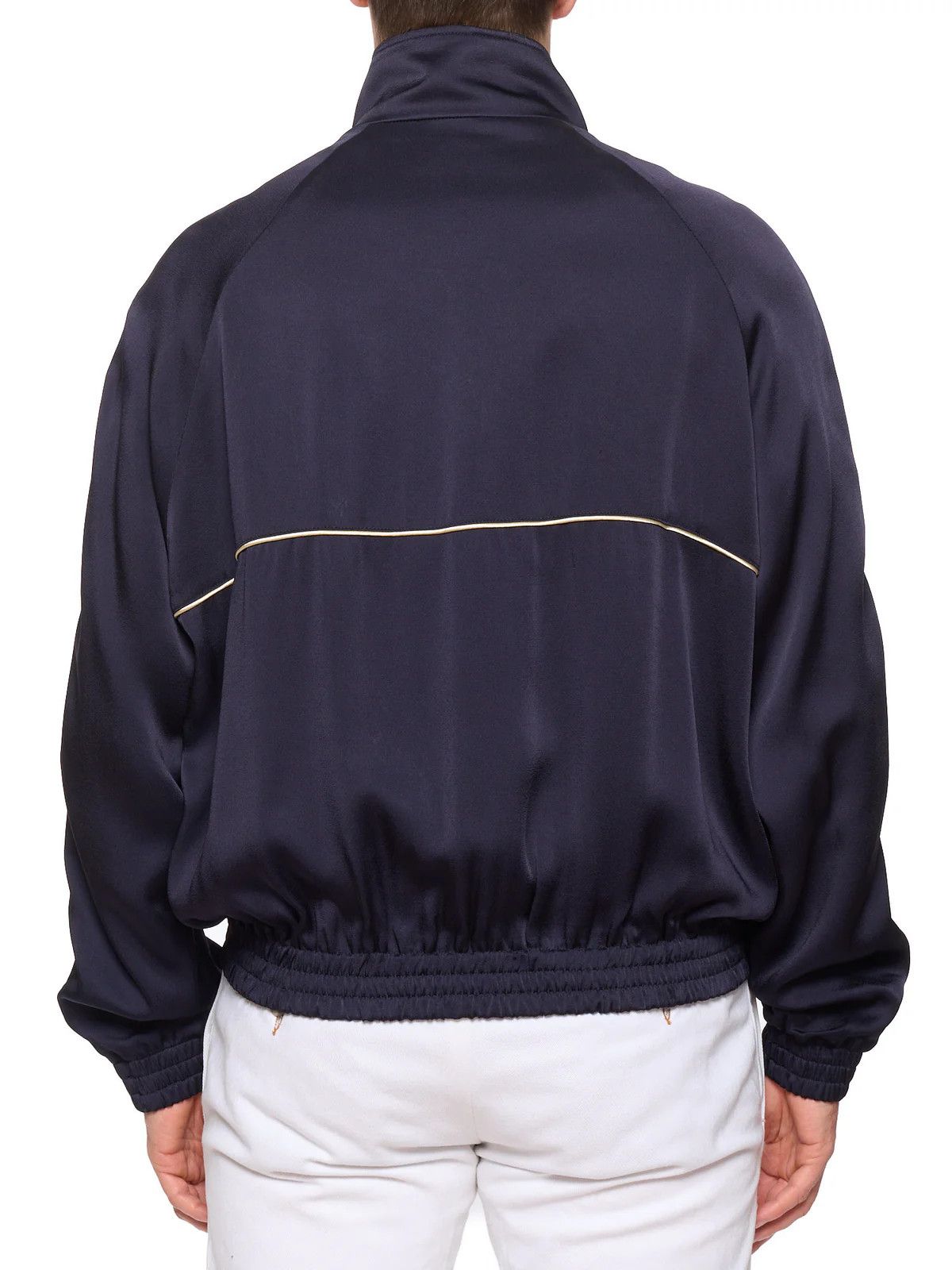 Saint Laurent Paris SAINT LAURENT Paris Navy Zip-Up Track Jacket Size US L / EU 52-54 / 3 - 2 Thumbnail