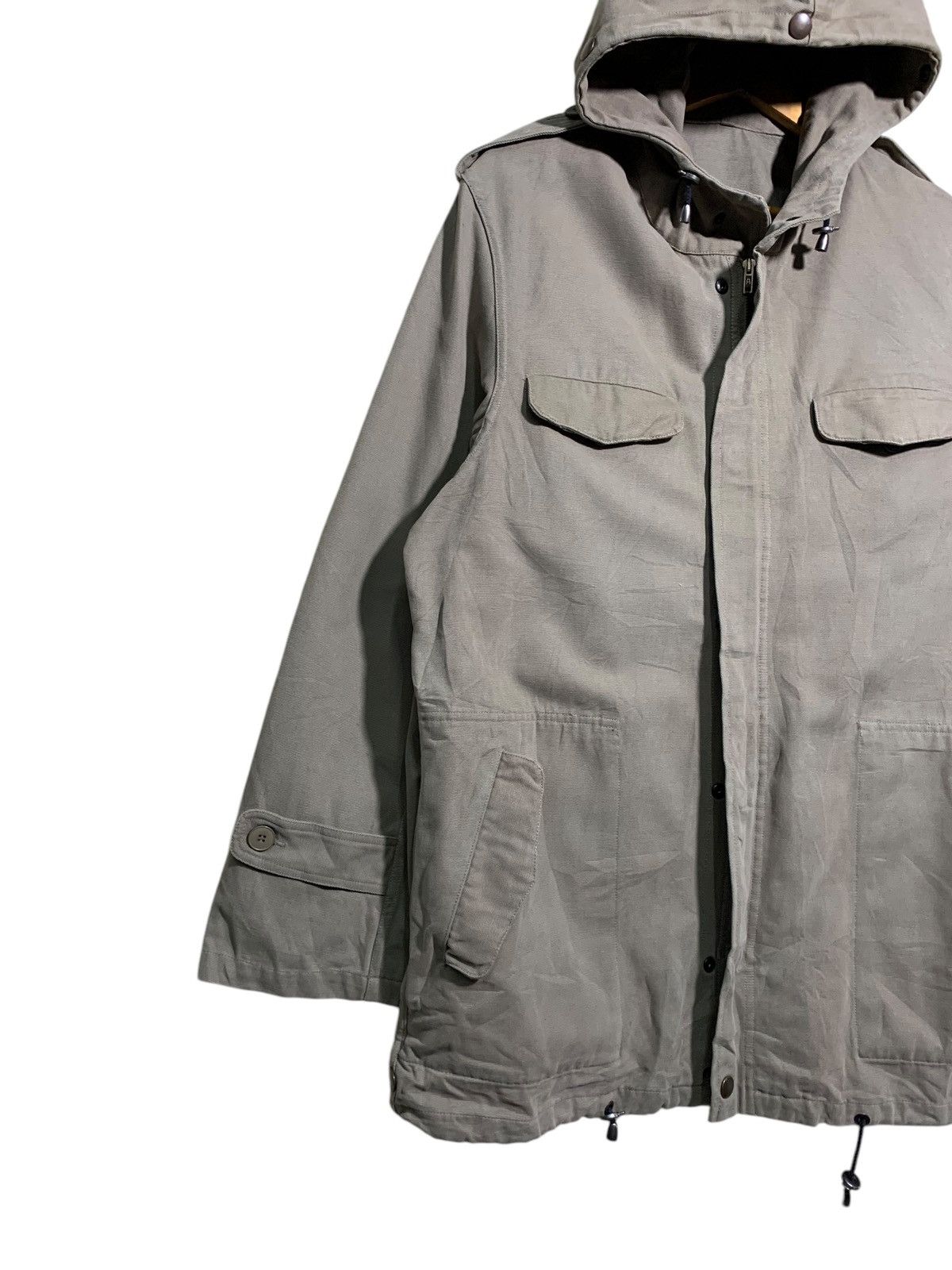 agnes b. 🔥AGNES B. SPORT DUCK CANVAS PARKA JACKETS MILITARY Size US S / EU 44-46 / 1 - 3 Thumbnail