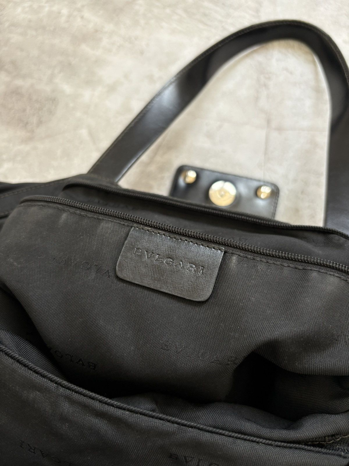 Bvlgari Bvlgari handle canvas bag vintage Size ONE SIZE - 4 Thumbnail