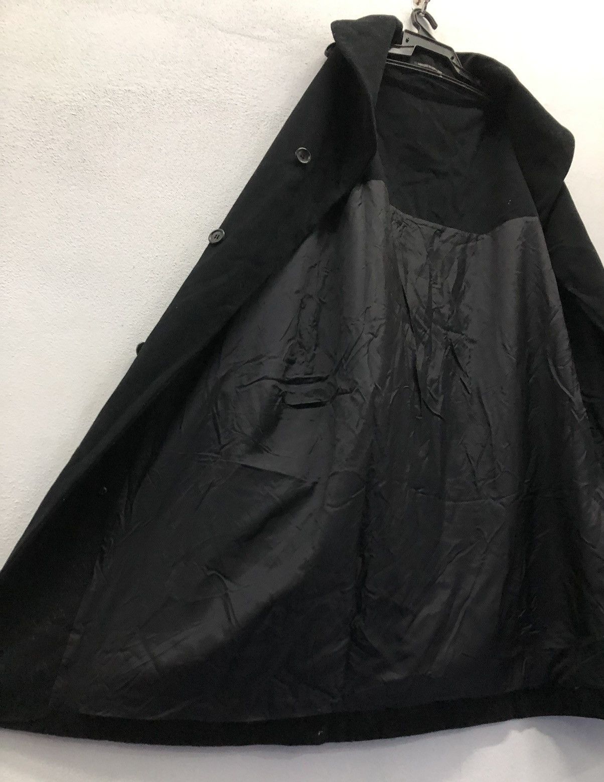 Japanese Brand × Y's × Yohji Yamamoto Vintage Yohji Yamamoto Y's Sleeveless Long Laine Wool Jacket Size M / US 6-8 / IT 42-44 - 7 Thumbnail