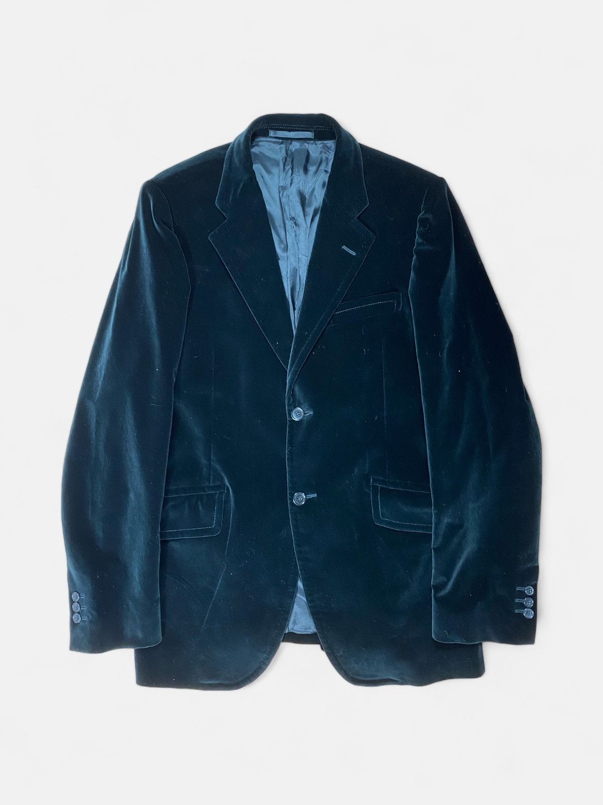 Miu Miu Miu Miu - Velvet Blazer Jacket Size 50R - 1 Thumbnail