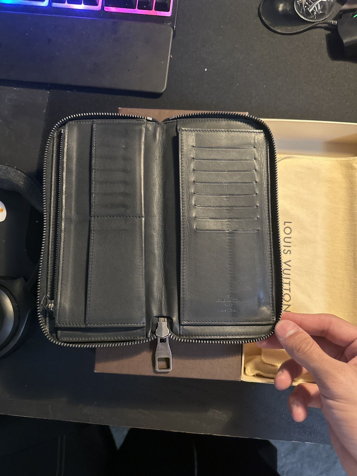 Louis Vuitton Louis vuitton black damier infini zippy wallet Size ONE SIZE - 3 Thumbnail