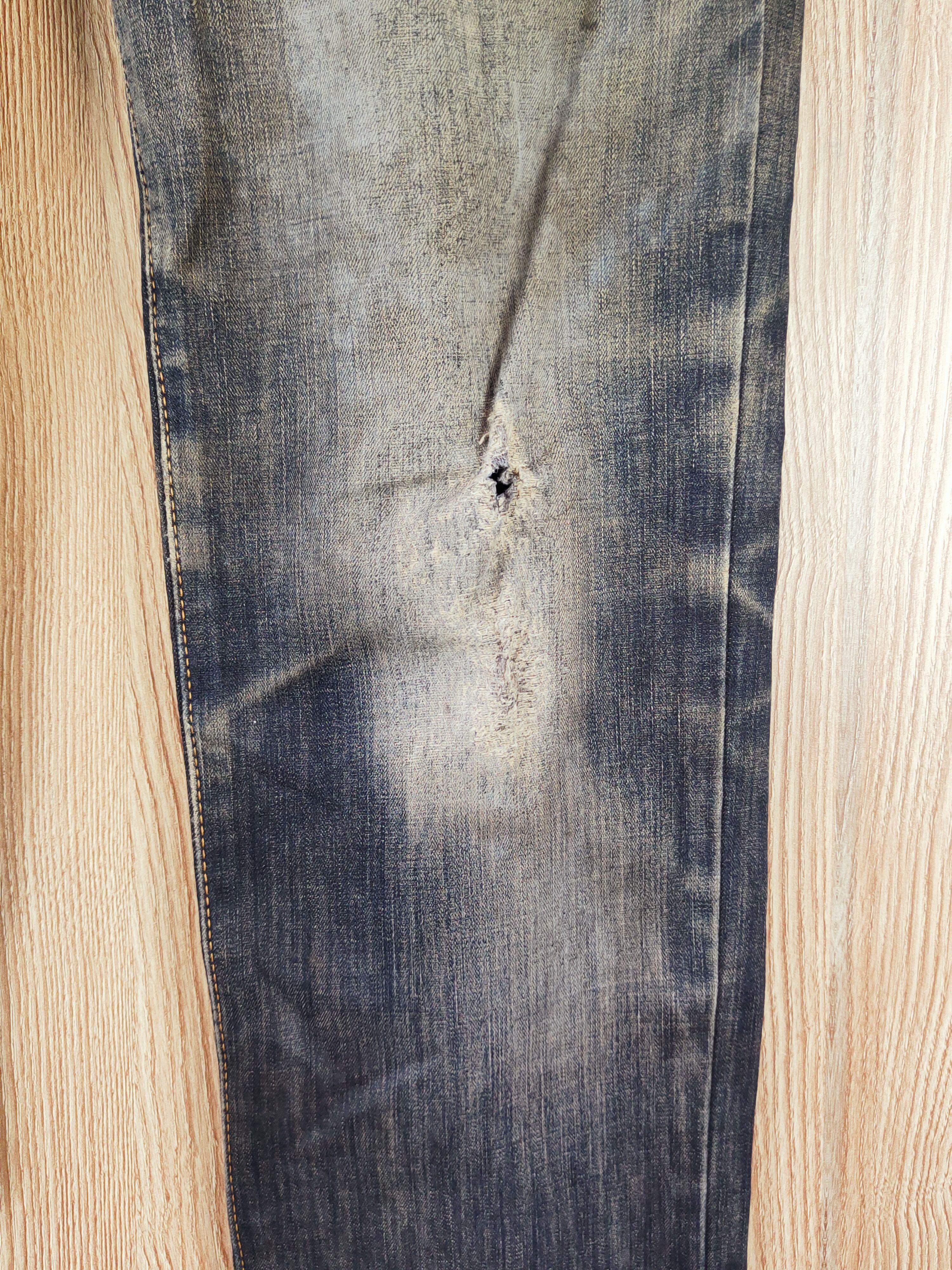 Edwin Edwin Blue Faded Distressed Ripped Jeans#W 111 Size US 32 / EU 48 - 7 Thumbnail