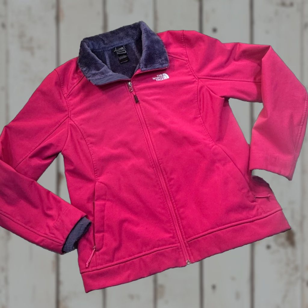 The North Face The North Face Womens Jacket L Red Apex Chromium Thermal Windproof Fleece Mid-Length Zip Size L / US 10 / IT 46 - 1 Thumbnail