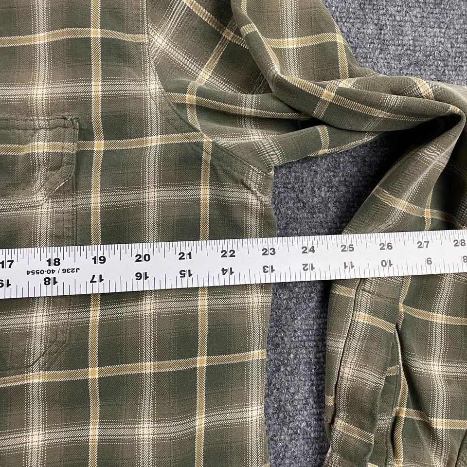 Other Woolrich Flannel Shirt L Window Pane Check 100% Cotton Mens Size US L / EU 52-54 / 3 - 5 Thumbnail