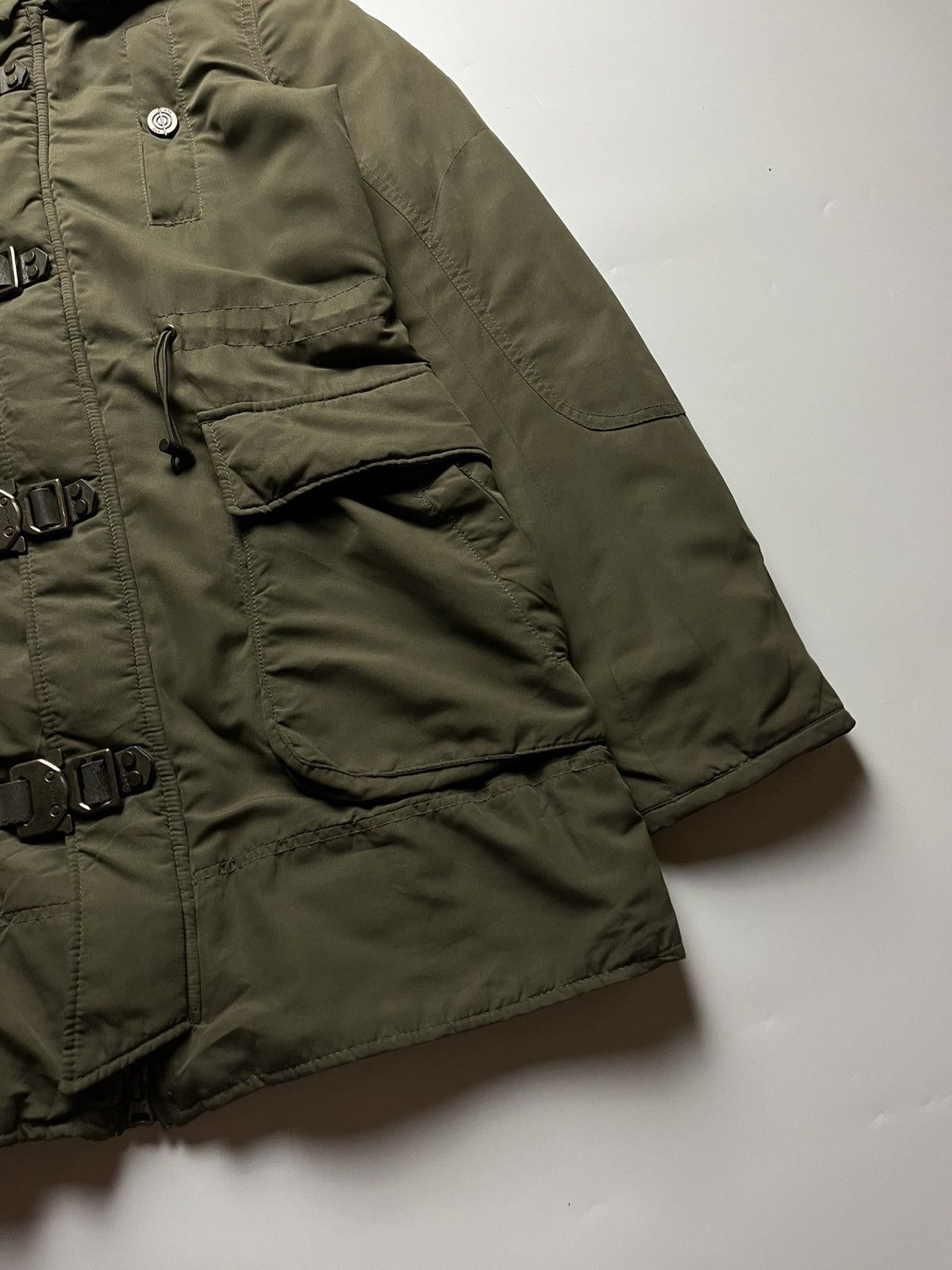 Japanese Brand SLY Japan Industrial Buckle N3B Military Parka Jacket Size US S / EU 44-46 / 1 - 8 Thumbnail