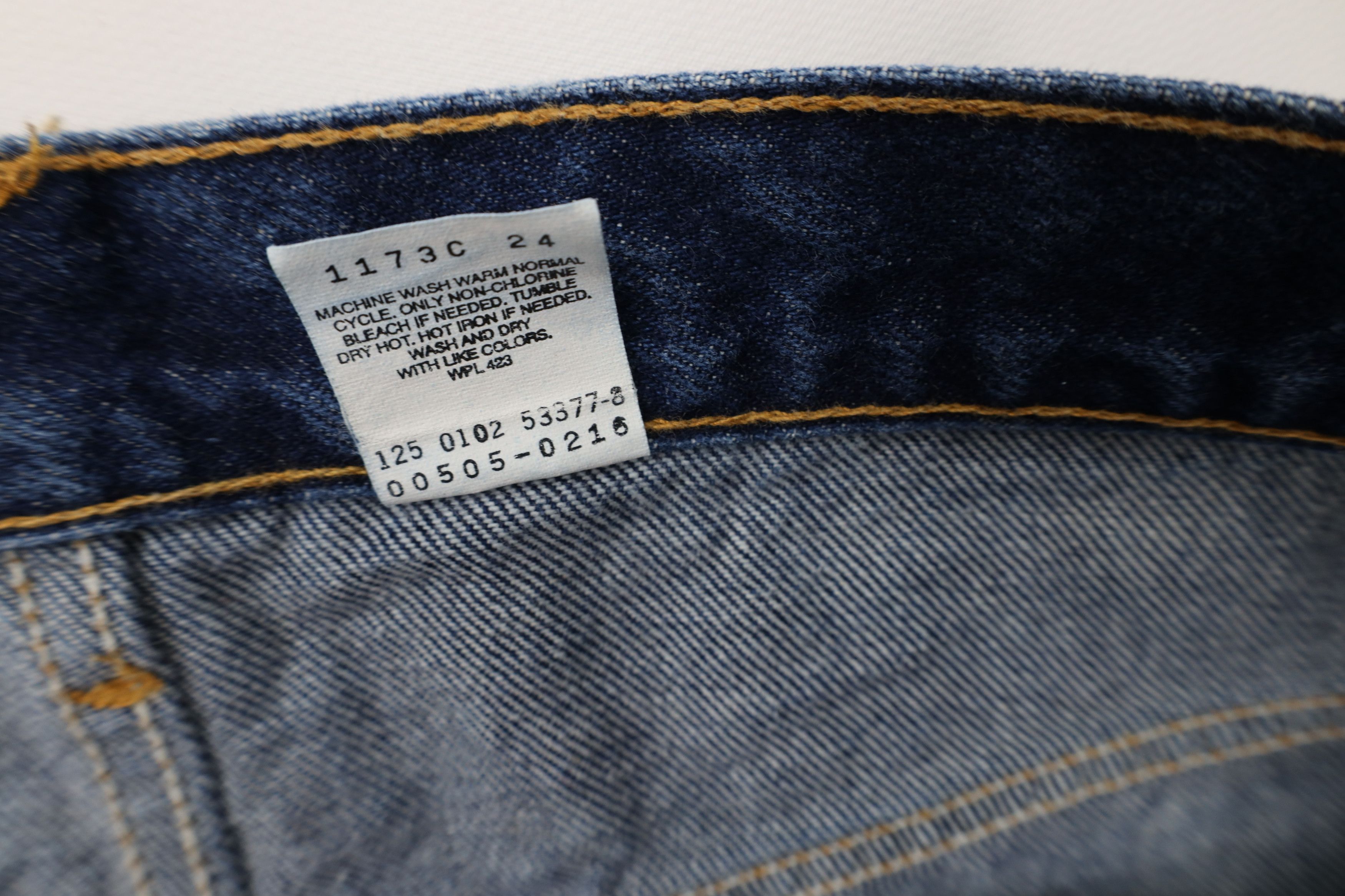 Levi's Vintage Y2K 2002 Levis 505 Regular Straight Leg Denim Jeans Size US 42 / EU 58 - 9 Thumbnail