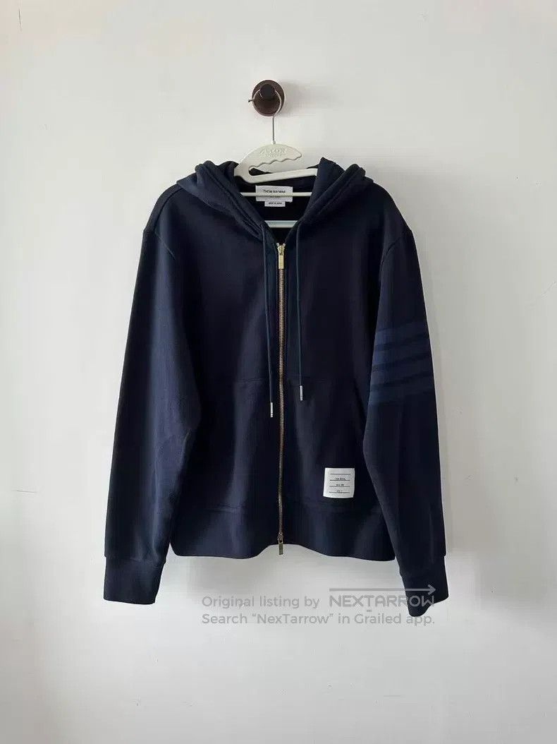 Thom Browne Thom Browne Blue Knit Jacket Size US M / EU 48-50 / 2 - 1 Thumbnail