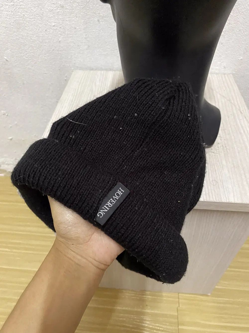 Vintage Vintage Hovering Big Logo Skull Punk Rock Beanie Hat Size ONE SIZE - 7 Thumbnail