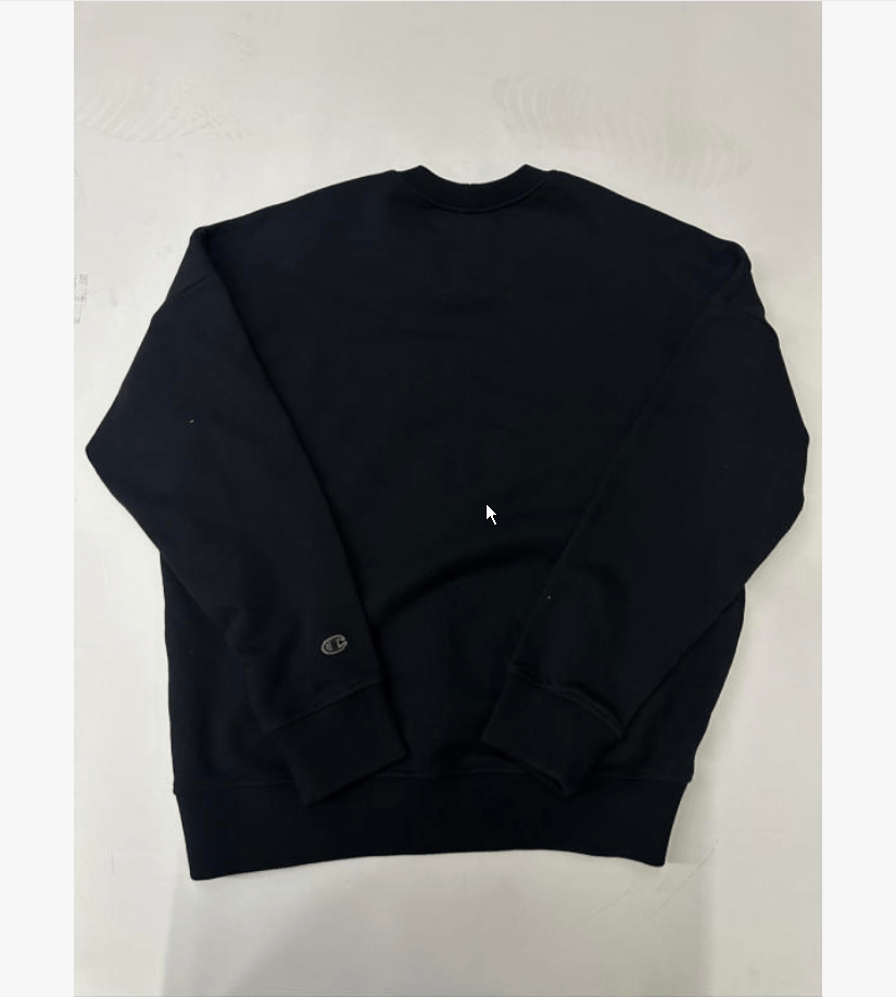 Champion × Rick Owens Rick Owens x Champion Black Logo Sweatshirt Men's M Size US M / EU 48-50 / 2 - 2 Thumbnail