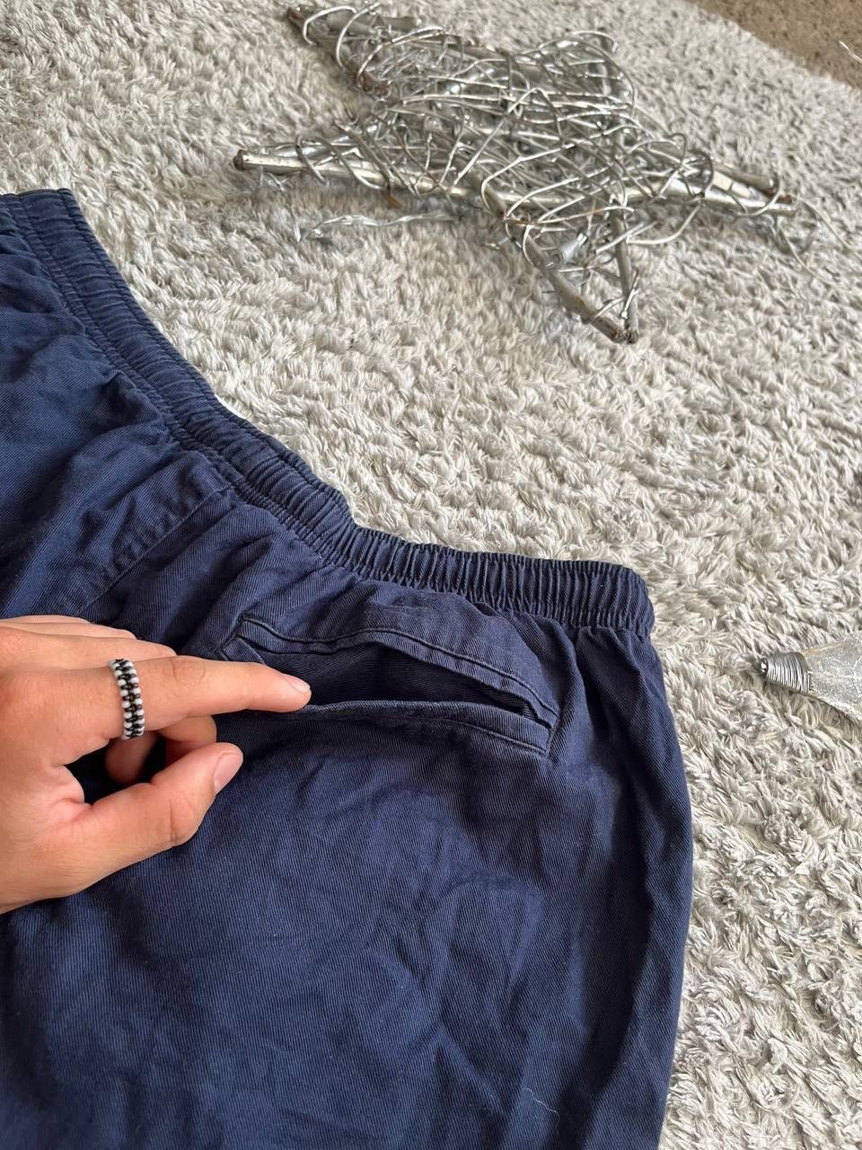 Nike × Vintage 90s Shorts Nike Streetwear Vintage Logo Swoosh Size US 34 / EU 50 - 5 Thumbnail