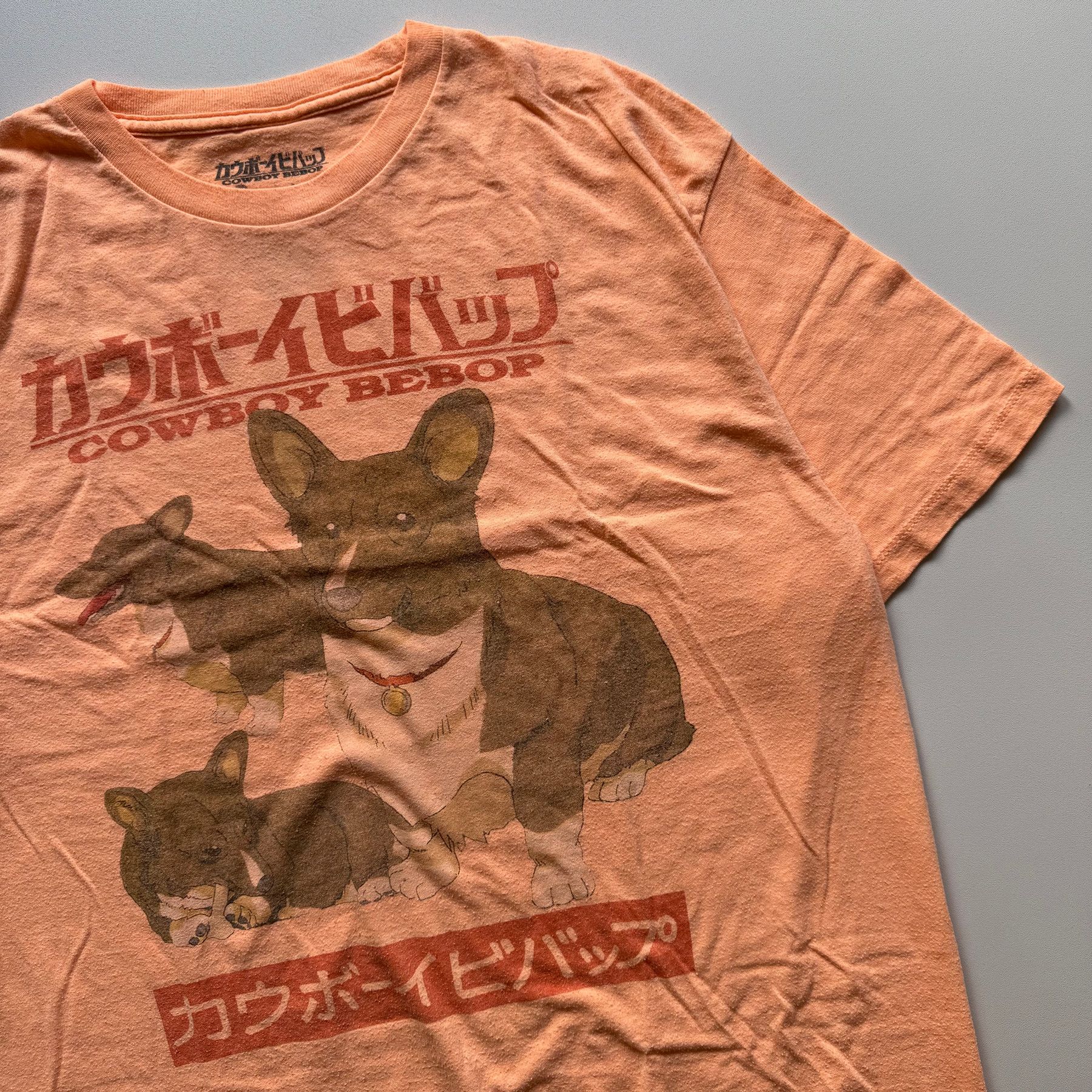 Vintage 2010s Vintage Cowboy Bebop Ein Corgi Sunrise Funimation Tee Size US L / EU 52-54 / 3 - 2 Thumbnail