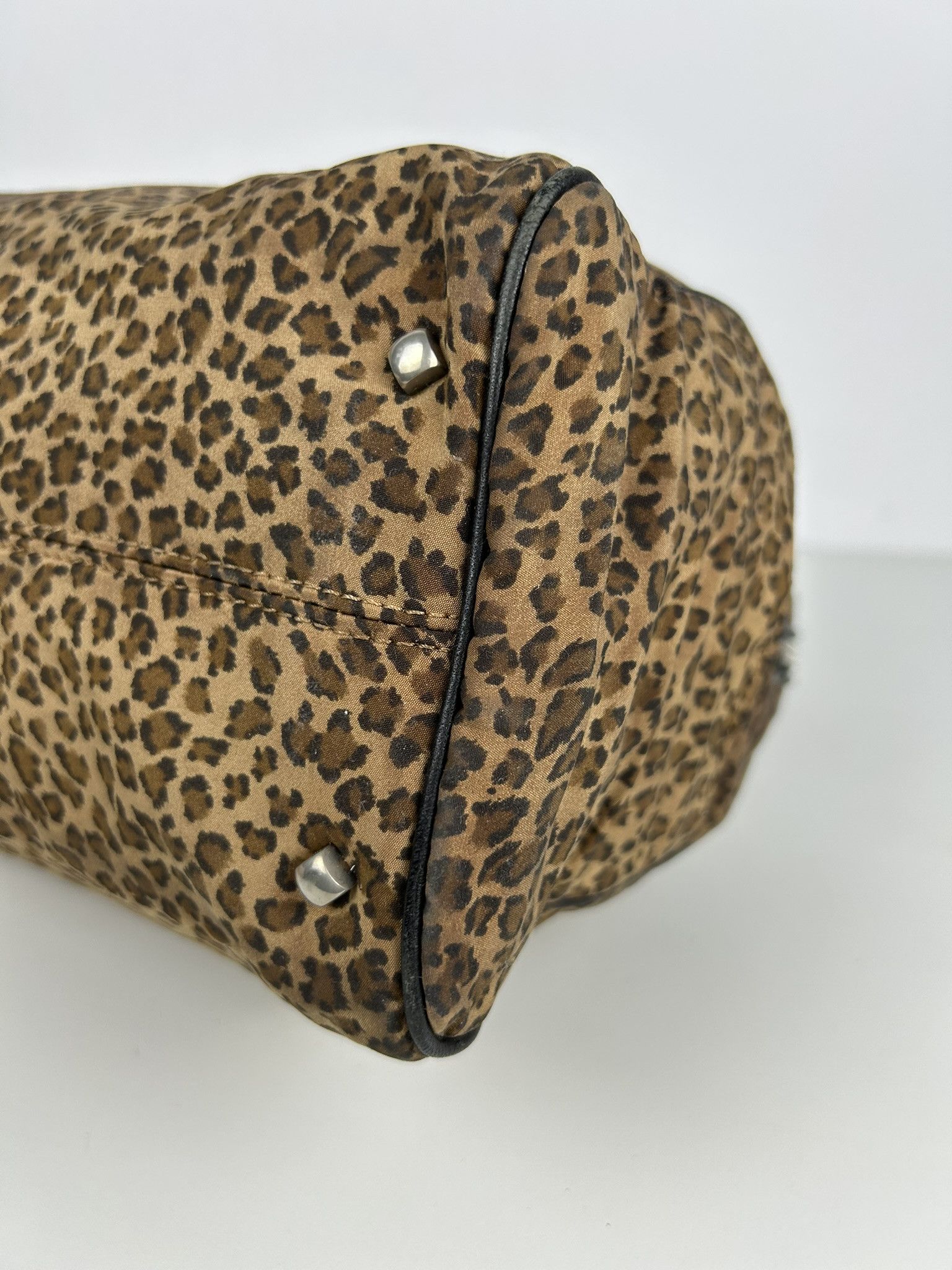 Bottega Veneta Vintage Bottega Veneta leopard print mini boston bag Size ONE SIZE - 13 Thumbnail
