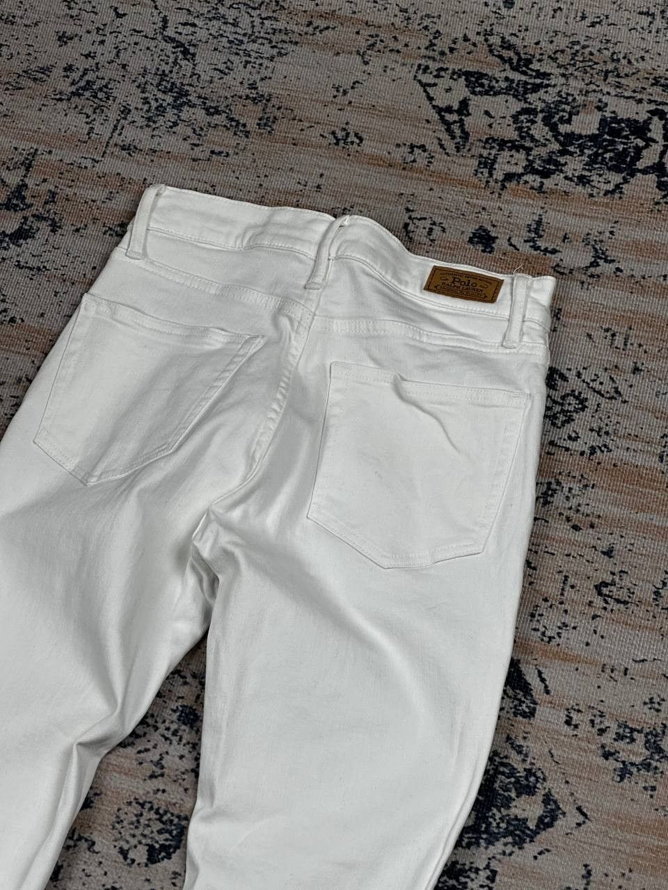 Polo Ralph Lauren Vintage Ralph Lauren White Rare Embroedered Jeans Size 27" / US 4 / IT 40 - 16 Thumbnail