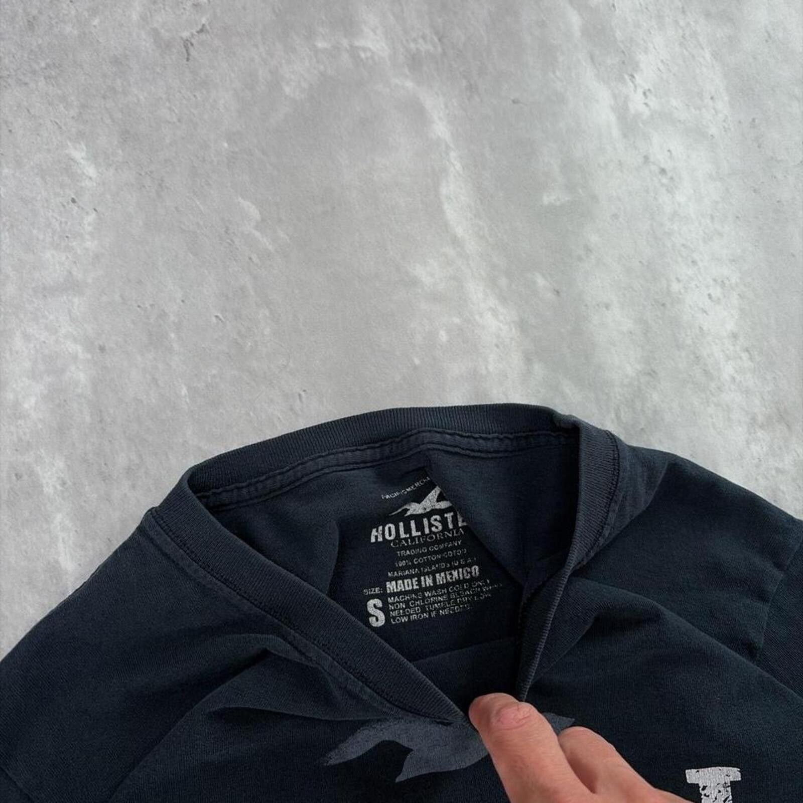 Other Y2K Black Hollister Surf Grunge Long Sleeve Shirt Size US S / EU 44-46 / 1 - 4 Thumbnail