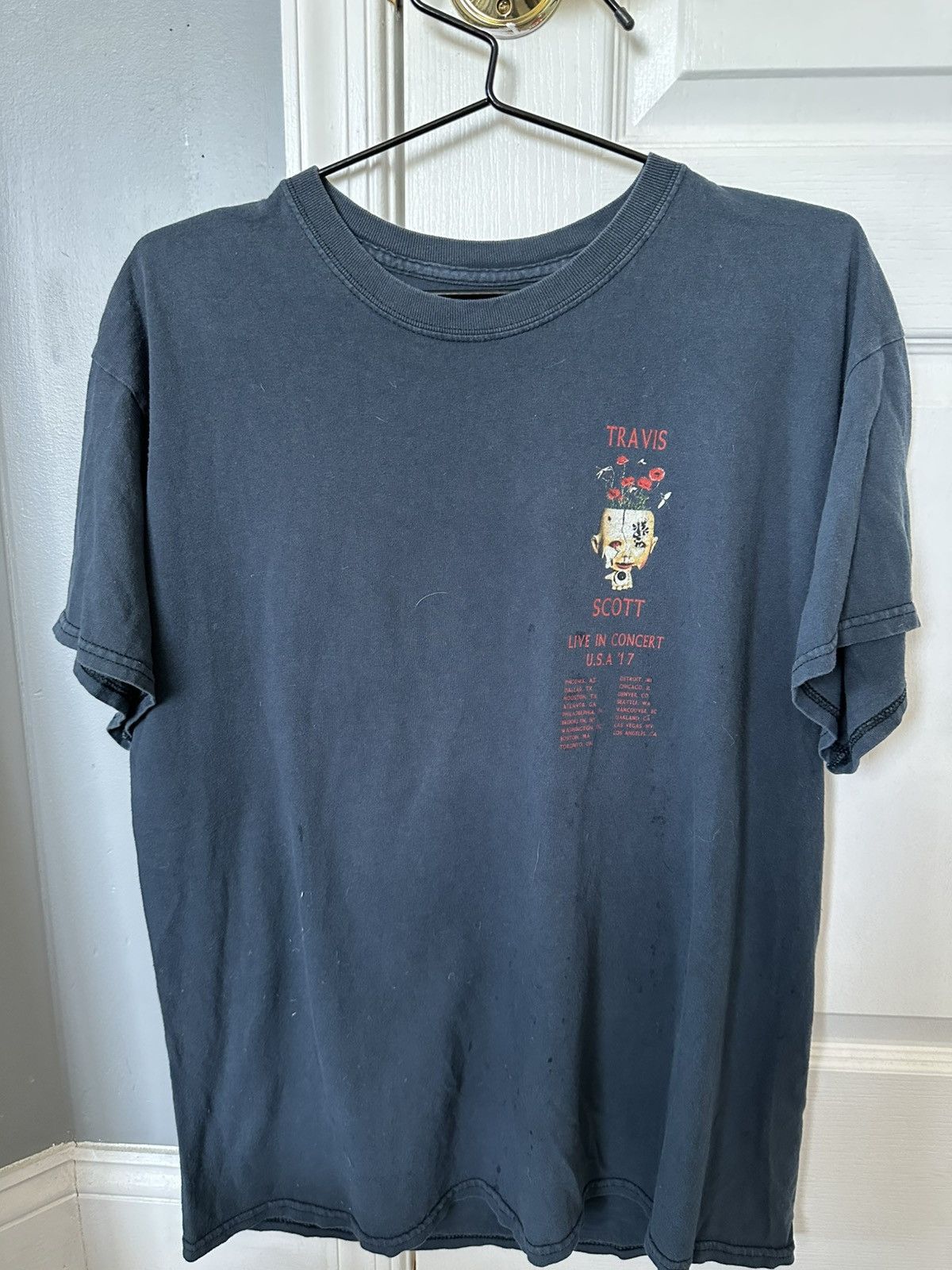 Travis Scott Travis Scott 2017 Tour Shirt Size US L / EU 52-54 / 3 - 1 Thumbnail