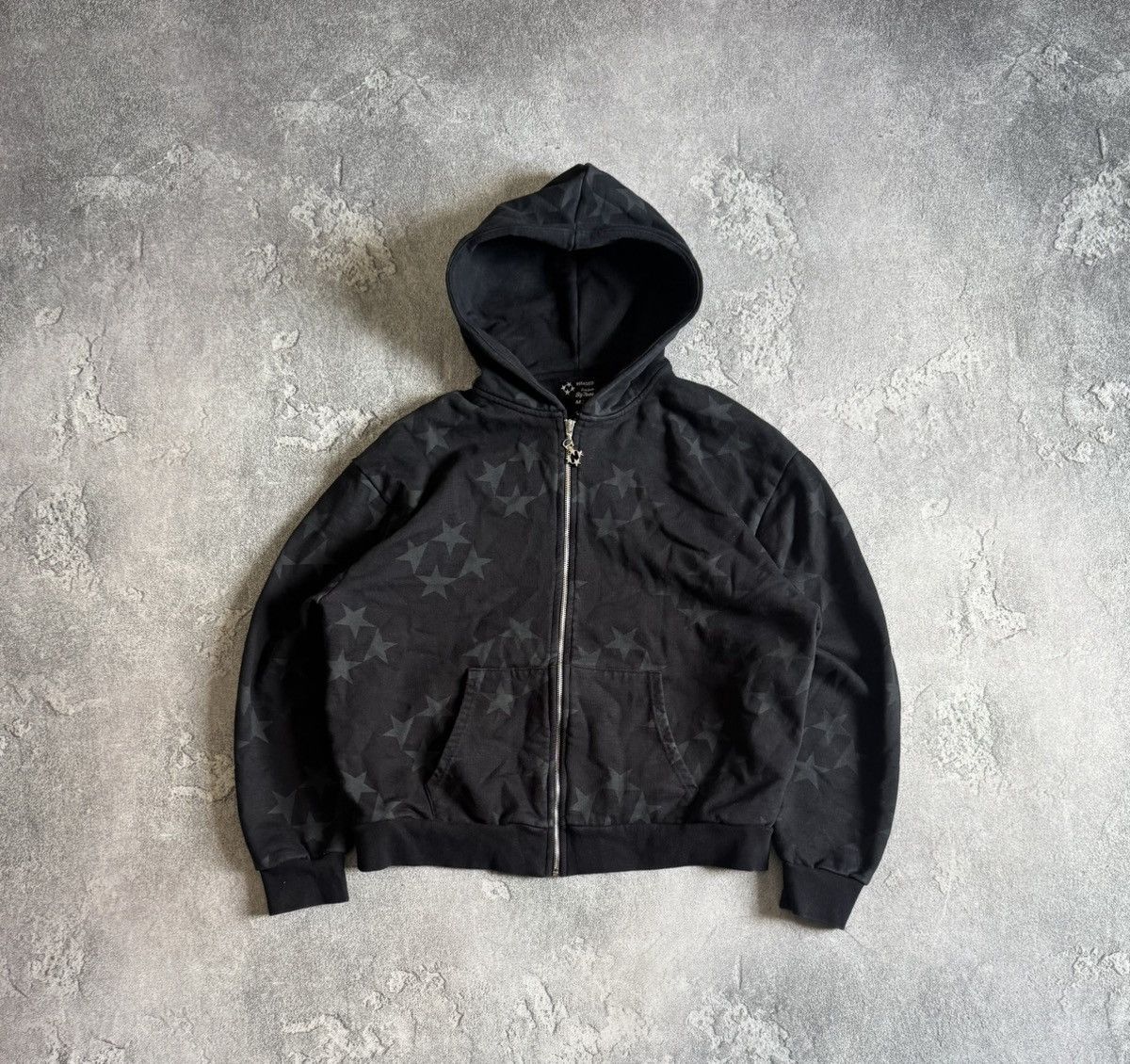 Designer 99BASED M zip heavyweight monogram STAR ⭐ OG hoodie jumper Size US M / EU 48-50 / 2 - 5 Thumbnail