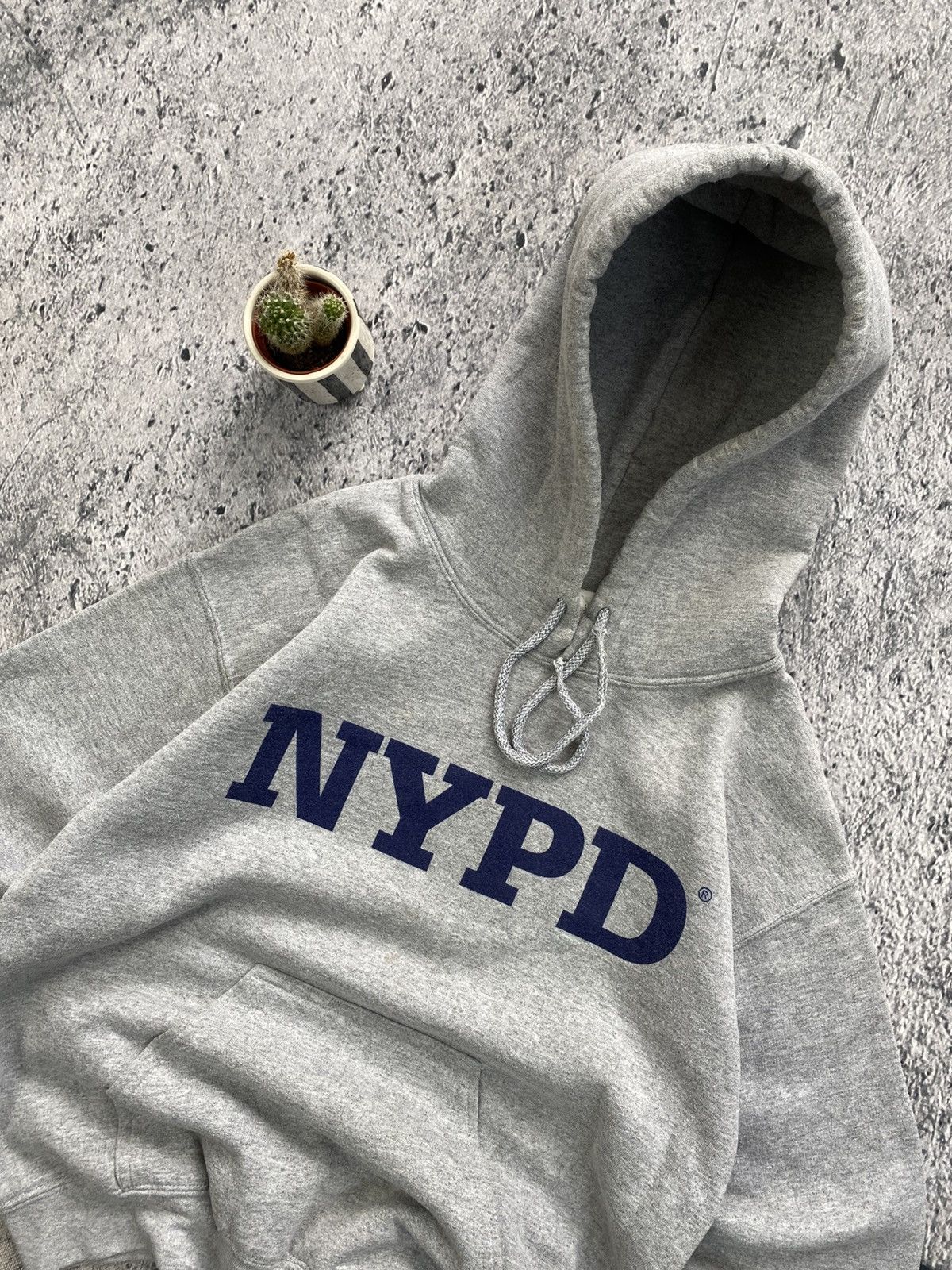 Vintage Hoodie NYPD USA Boxy Streetwear Vintage Size US S / EU 44-46 / 1 - 2 Thumbnail