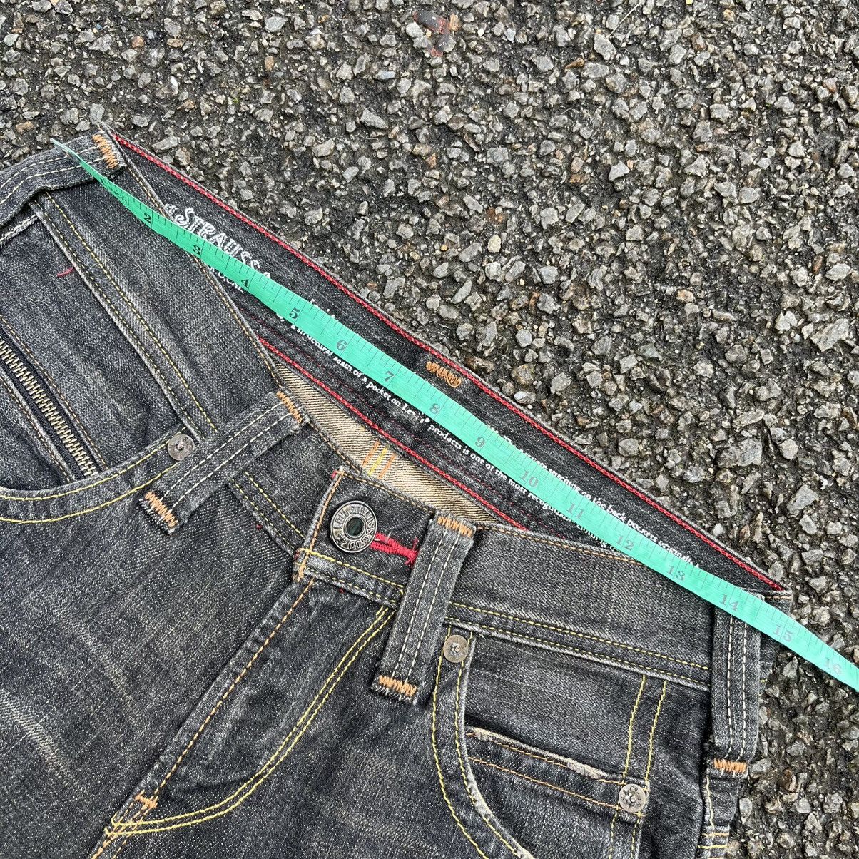 Hysteric Glamour Vintage Levis 502 Faded Black Stone Jeans Low Rise Denim Size US 29 - 4 Thumbnail