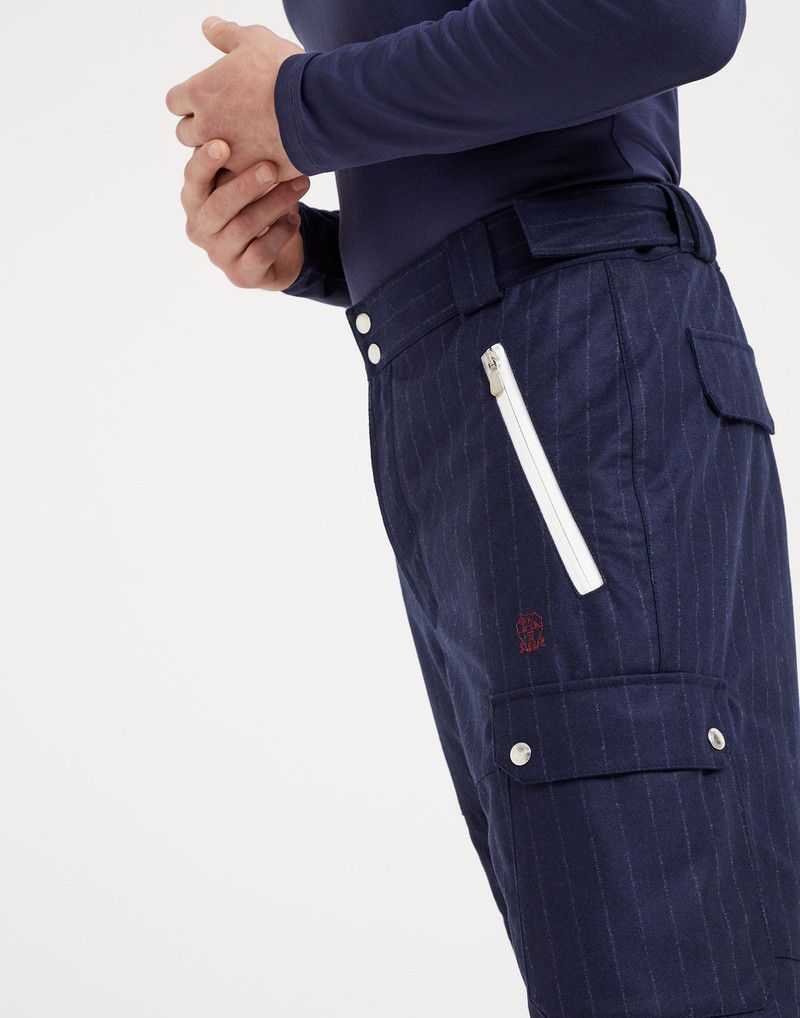 Brunello Cucinelli o1w1db10326 Pants in Blue Size US 32 / EU 48 - 4 Thumbnail