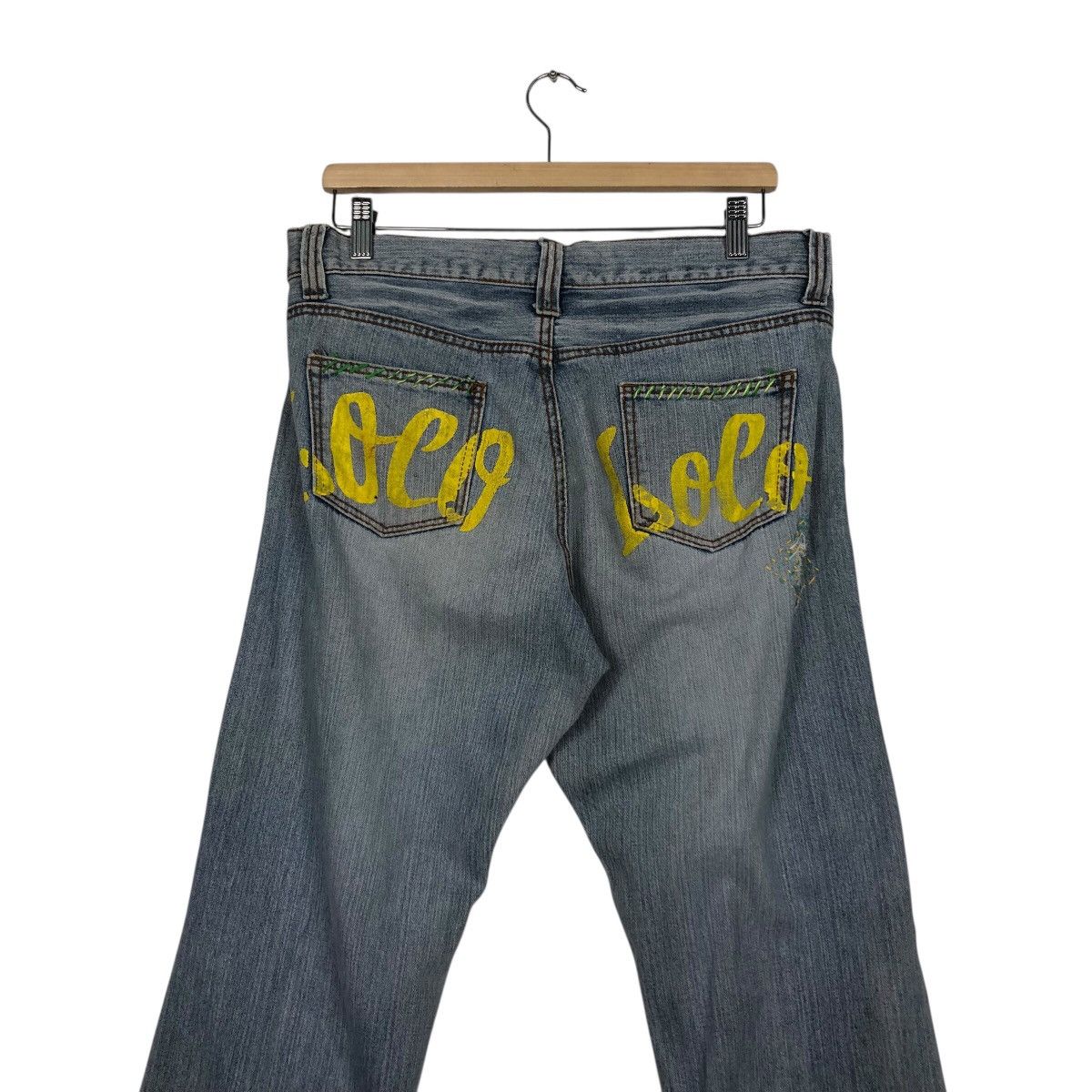 Japanese Brand Hysteric Glamour Distressed Patchwork Denim Size 34" / US 12 / IT 48 - 11 Thumbnail