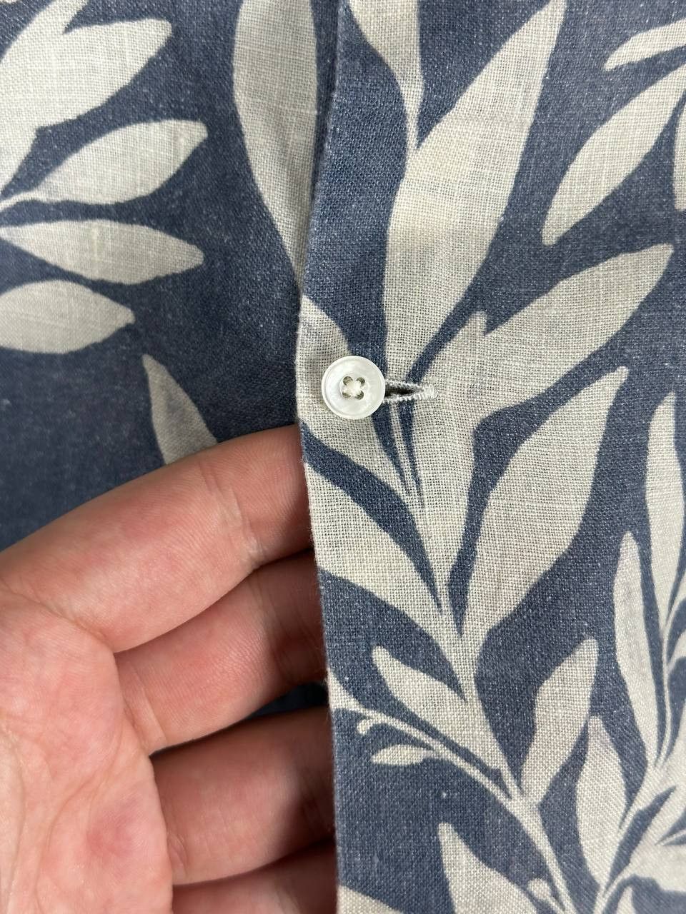 Brooksfield Luxury Brooksfield Torino Linen Summer Shirt Size US M / EU 48-50 / 2 - 7 Thumbnail