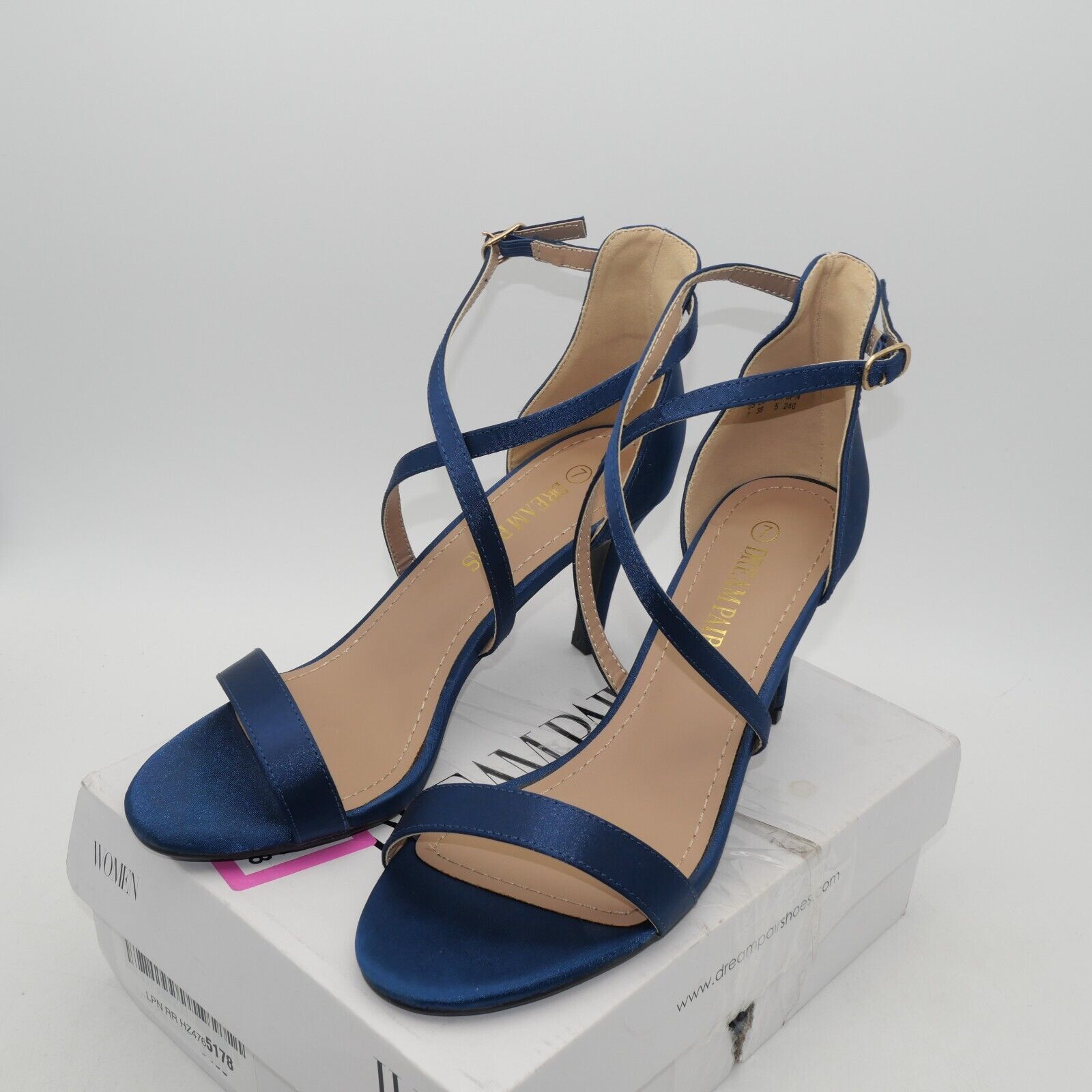 Other NEW DREAM PAIRS Women's 7 Dolce Stilettos Open Toe Pump Heel Size US 7 / IT 37 - 3 Thumbnail