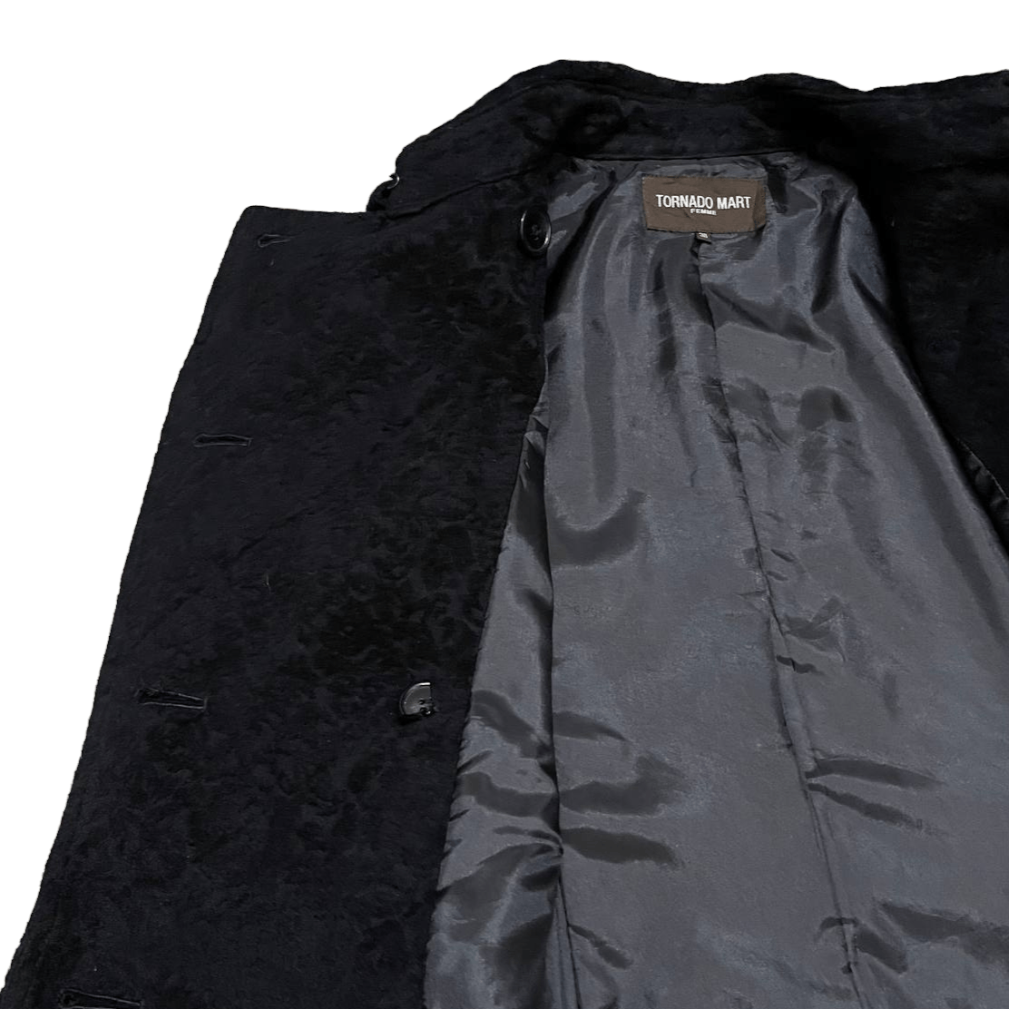 Tornado Mart Archive 🔥 Vintage Tornado Mart Femme Long Coat with Belt Size S / US 4 / IT 40 - 10 Thumbnail