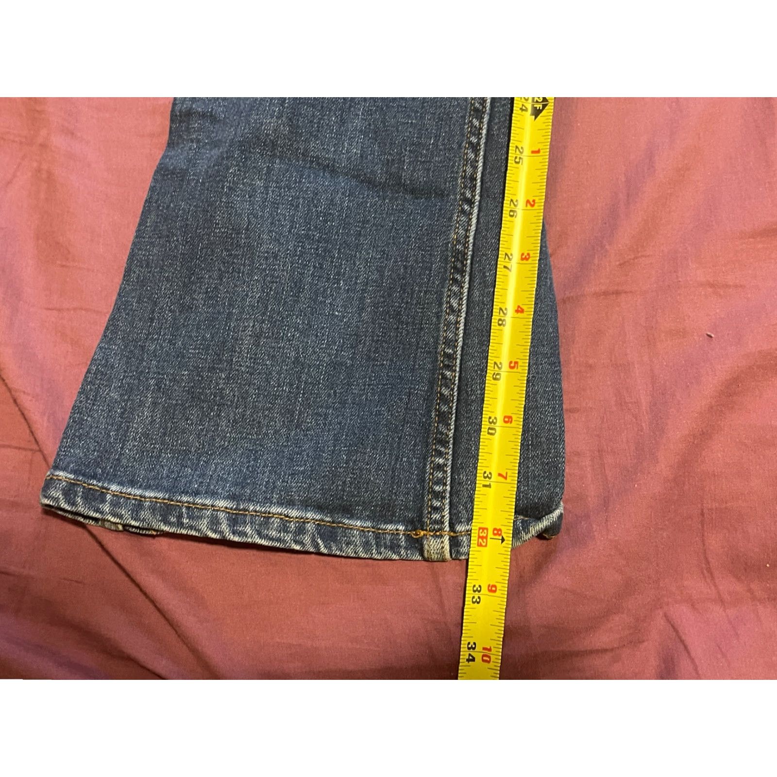 Free People Free People We The Free Jeans Womens Bootcut Denim Blue 26 Inseam 32.5 Zip Pockets Stretch Regular Size 26 Size 26" / US 2 / IT 38 - 5 Thumbnail