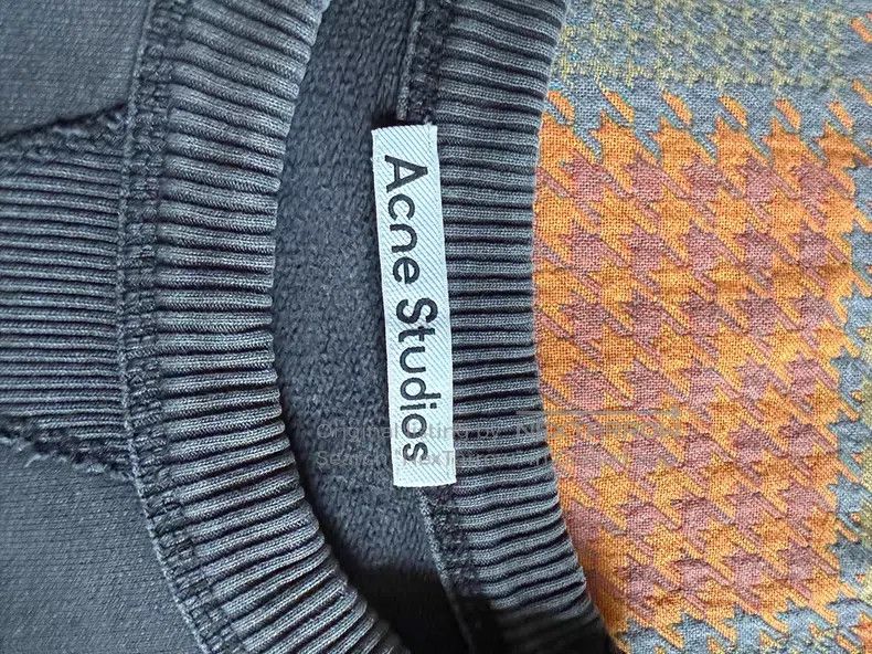 Acne Studios Acne Studios Classic Black Round Neck Sweatshirt Size S / US 4 / IT 40 - 2 Thumbnail