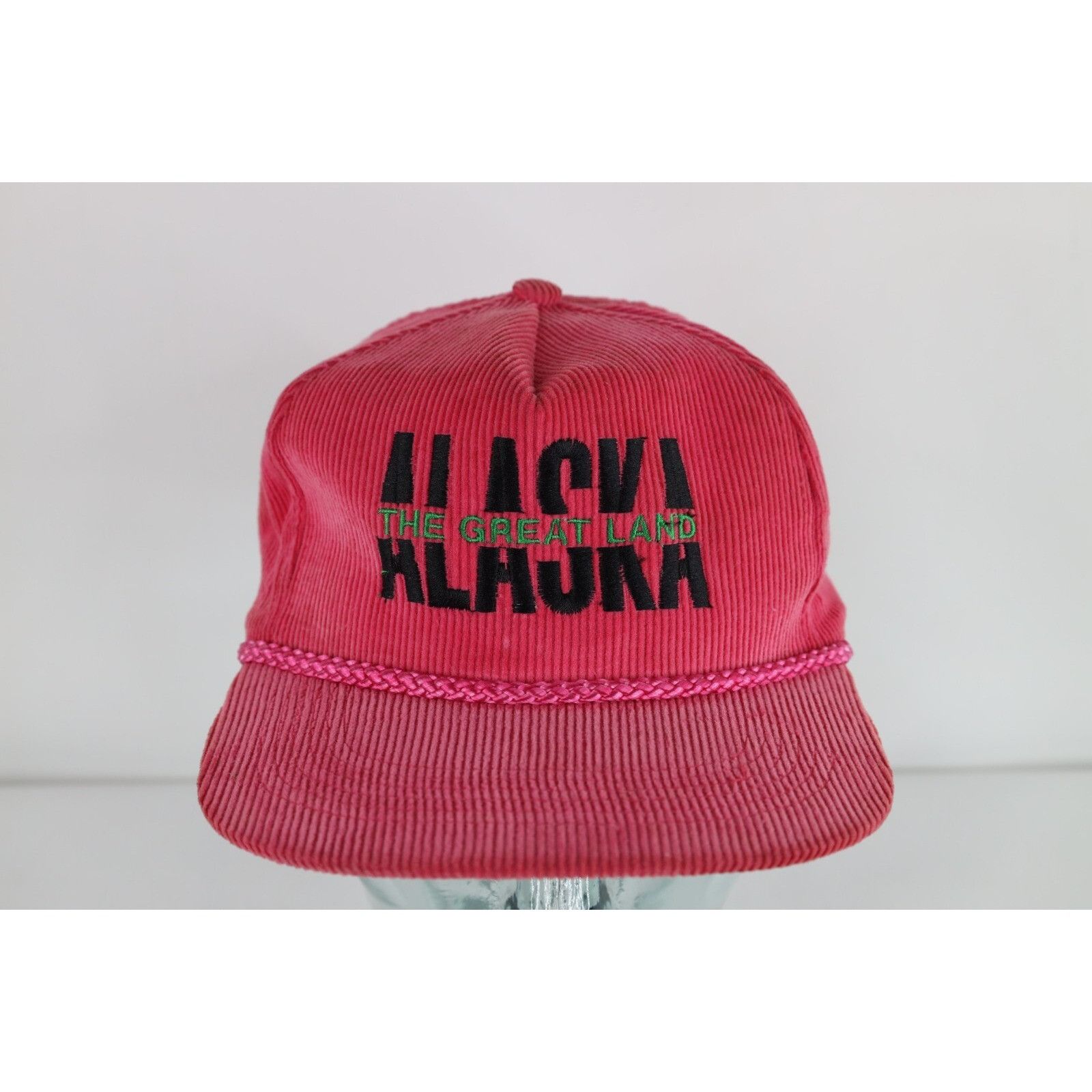 Vintage Vintage 90s Streetwear Alaska The Great Land Corduroy Hat Size ONE SIZE - 1 Thumbnail