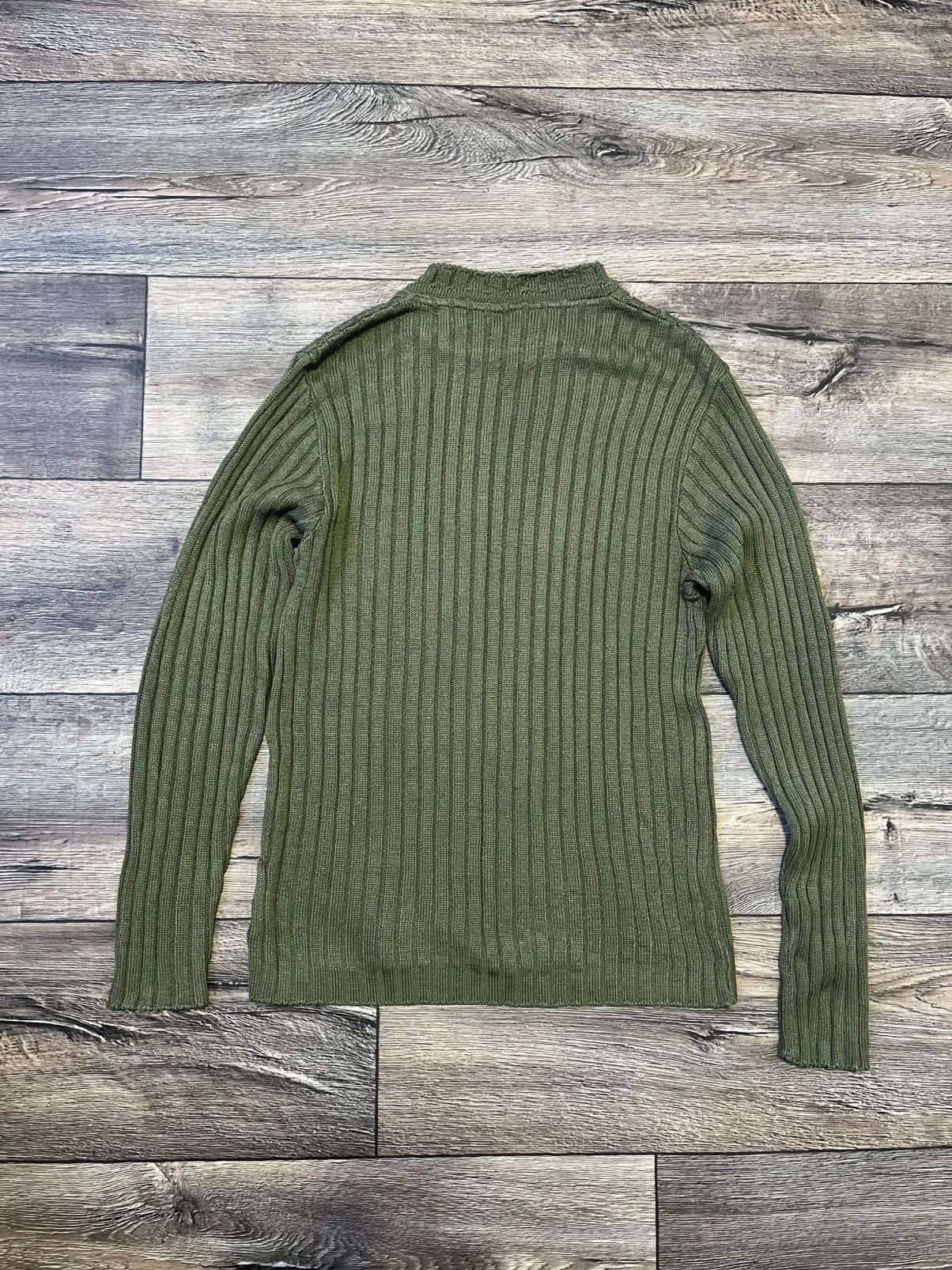 Japanese Brand × Vintage Vintage Y2K AvantGarde Tribal Dragon Rare Knit Zip Sweater Size US M / EU 48-50 / 2 - 5 Thumbnail